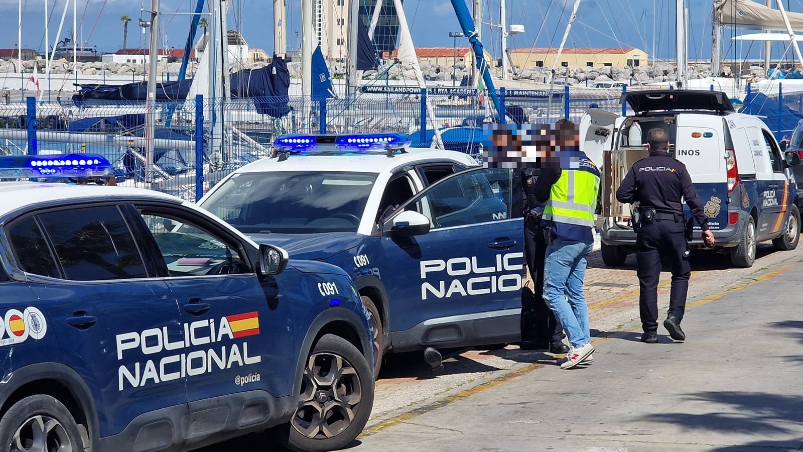 Intervinieron las unidades Caninas y la Científica de la Policía Nacional