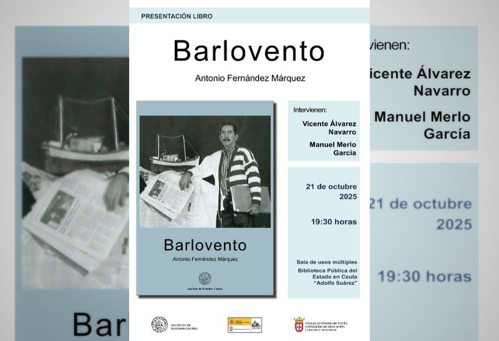 Presentación del libro 'Barlovento'.