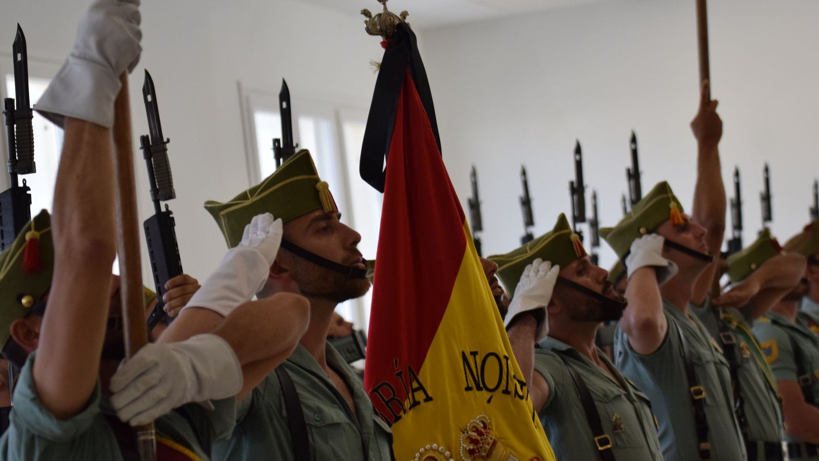 García Aldave da su último adiós al Caballero Legionario, Kevin Parra Mejías
