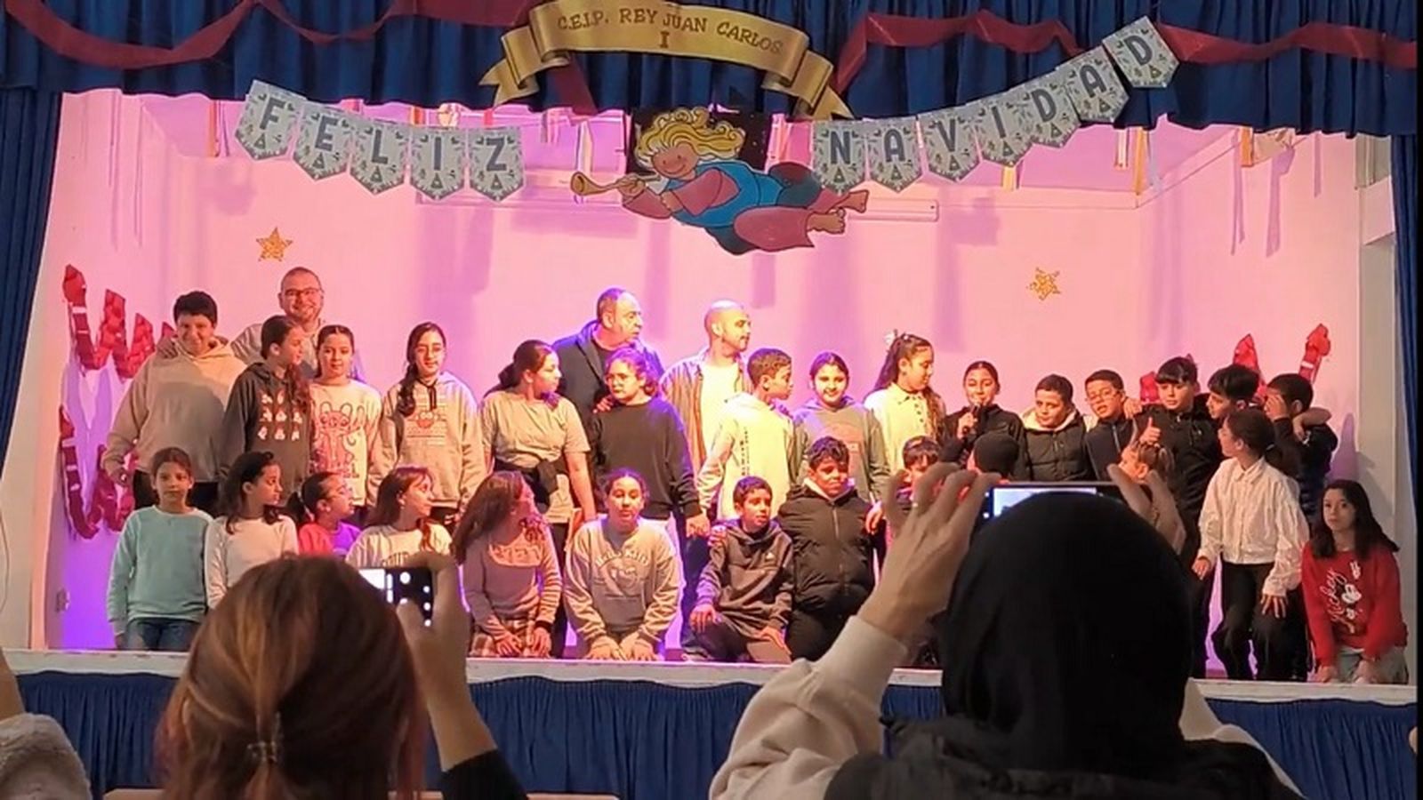 Alumnado del CEIP Rey Juan Carlos I. / FOTO CEDIDA