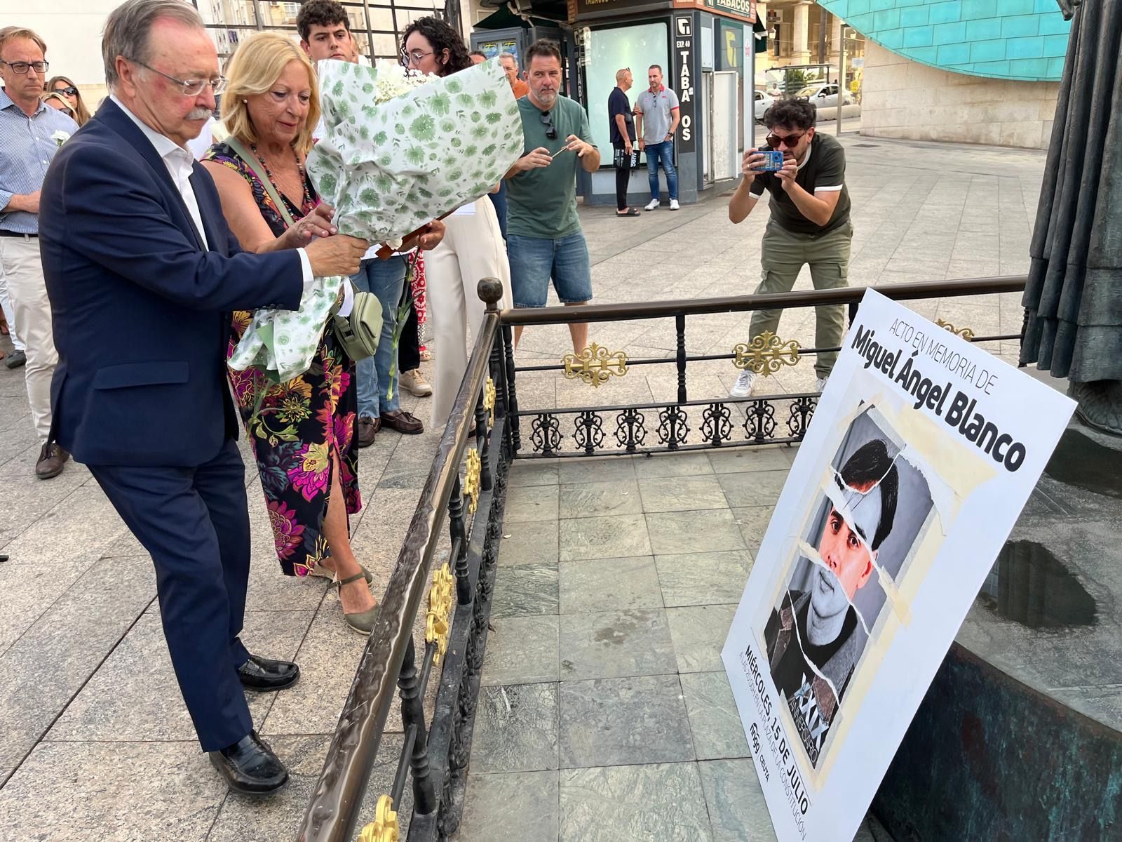 Homenaje del PP a las víctimas del terrorismo con motivo del 29 aniversario del asesinato de Miguel Ángel Blanco