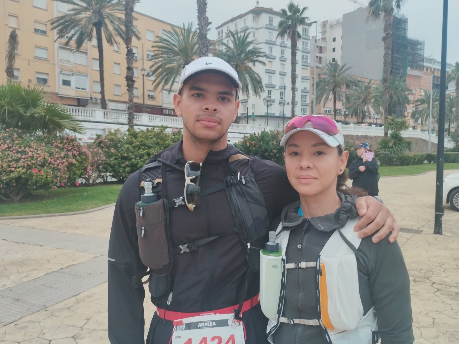 Participantes en la 'Vuela a Ceuta Andando'