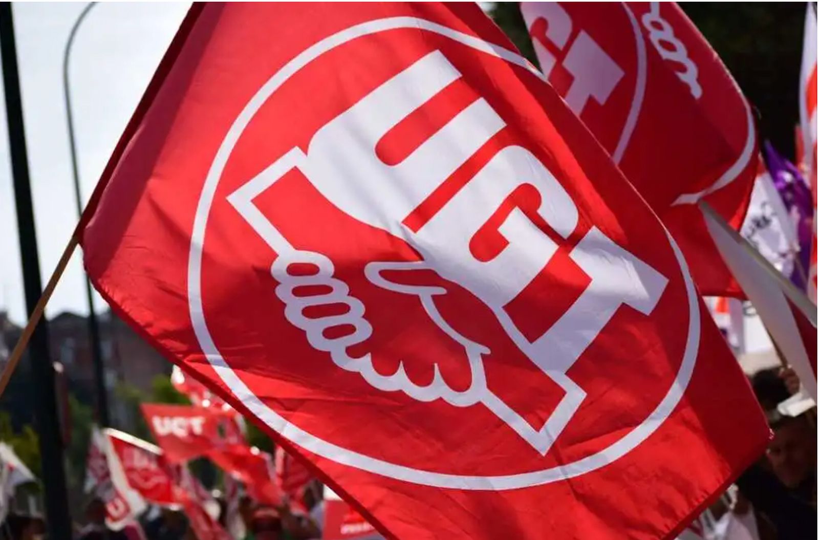 Bandera de UGT