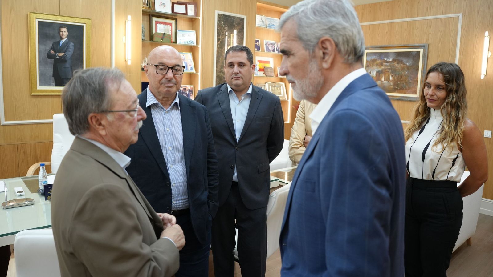 Un momento de la reunión