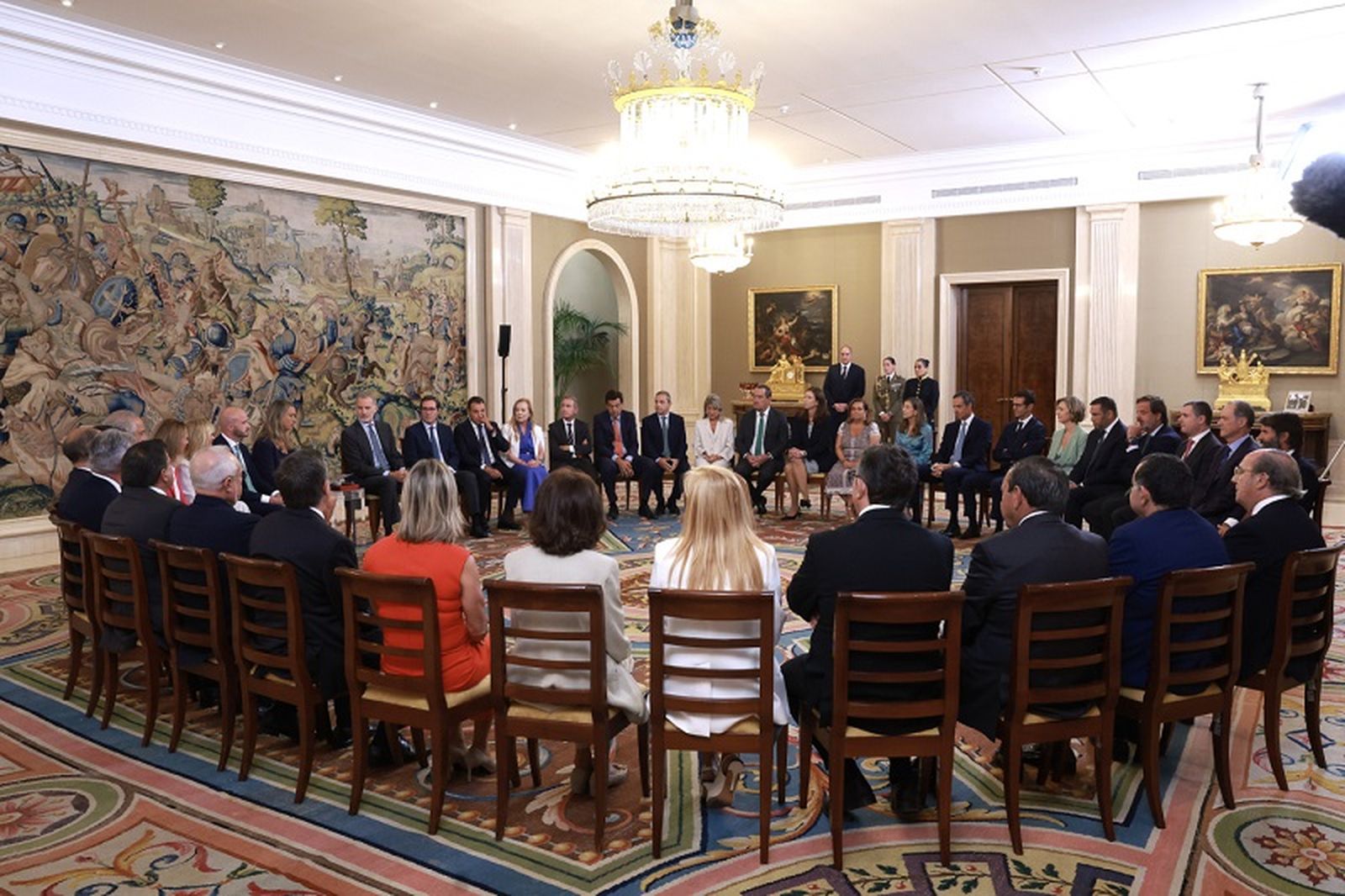 Imagen de la recepción en La Zarzuela. / FOTO CEDIDA