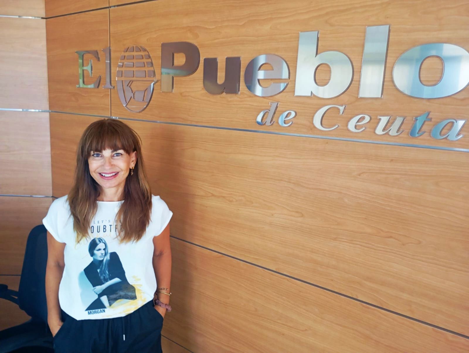 Tula Fernández, en nuestra redacción / Coronado