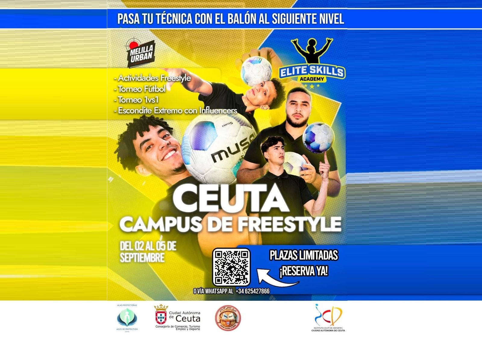 Ceuta se convierte en una escuela de talento con el Campus Elite Skills