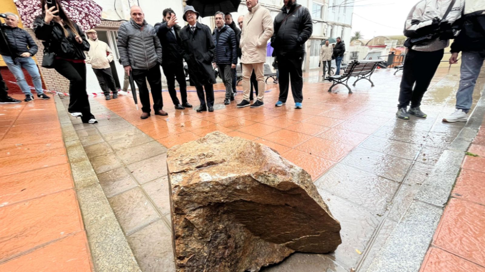 La visita a la barriada se realizó en la mañana de este lunes