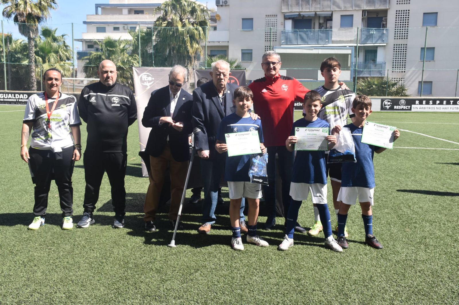 Entrega de diplomas Campus de Fútbol