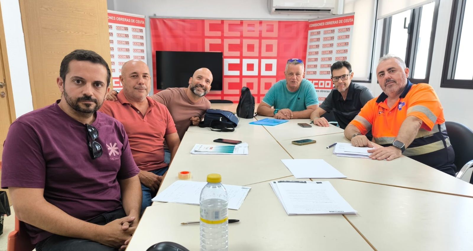 Reunión mantenida entre representantes del Comité de Empresa del sector de ambulancias y la empresa privada