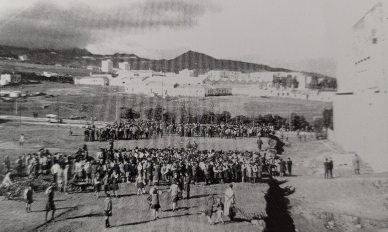 Instituto Nacional de Enseñanza Media de Ceuta, en el Llano de las Damas sobre 1965. / FOTO CEDIDA