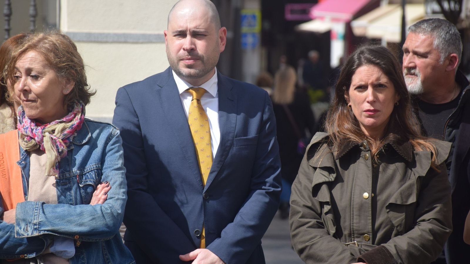 Acto de ADEN en la plaza de los Reyes con motivo del Día de las Enfermedades Raras