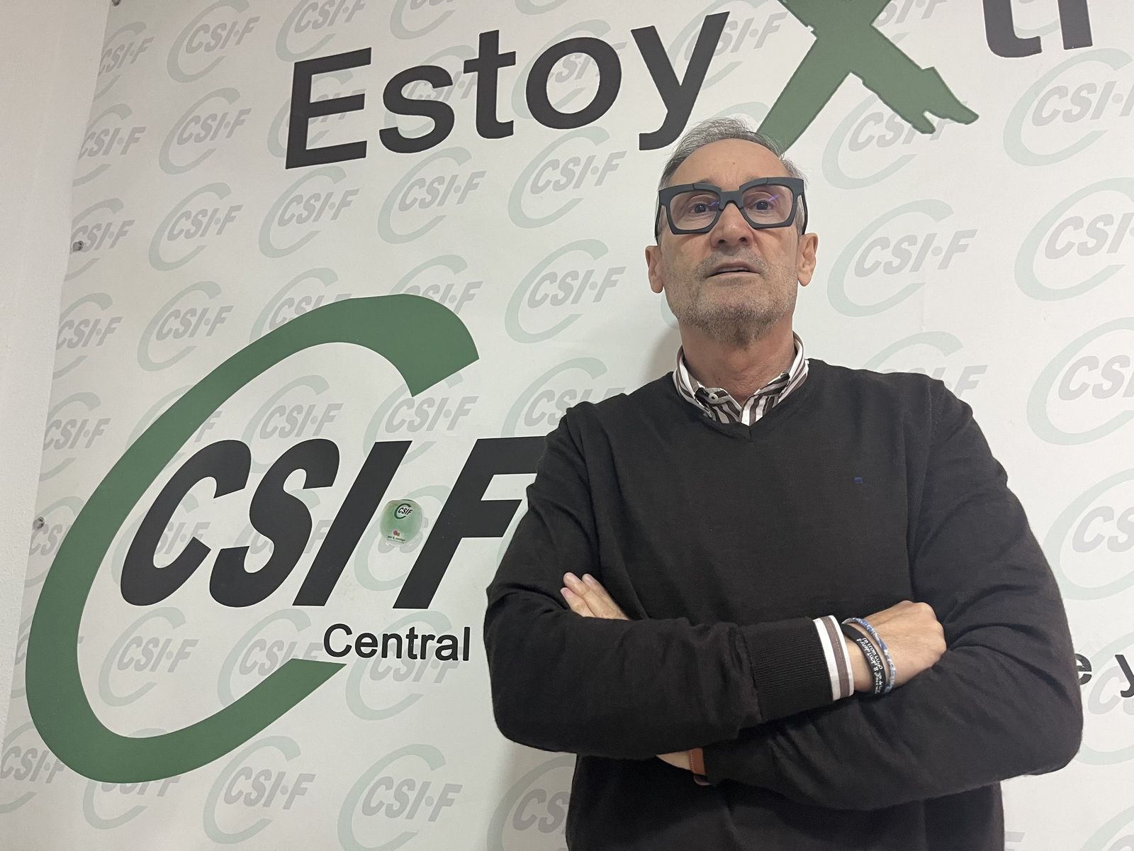 Juan Manuel Iglesias Vázquez, presidente de la Central Sindical Independiente y de Funcionarios de Ceuta (CSIF)