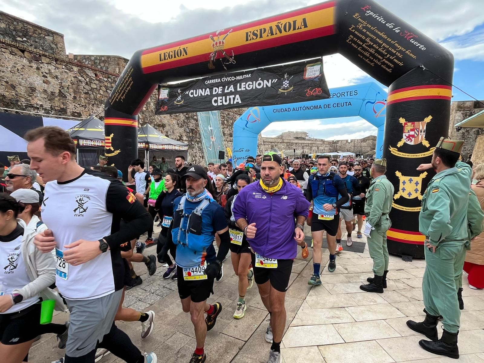 La previa y el inicio de la X Cuna de la Legión a través del objetivo de Reduan