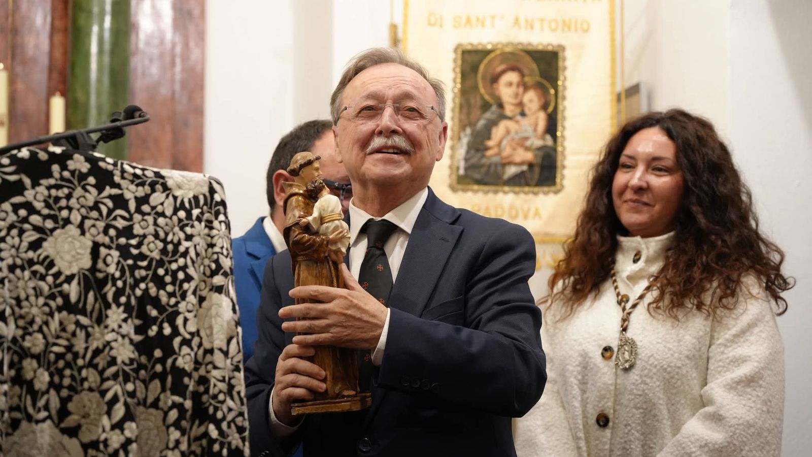San Antonio agradeció el compromiso del presidente Vivas