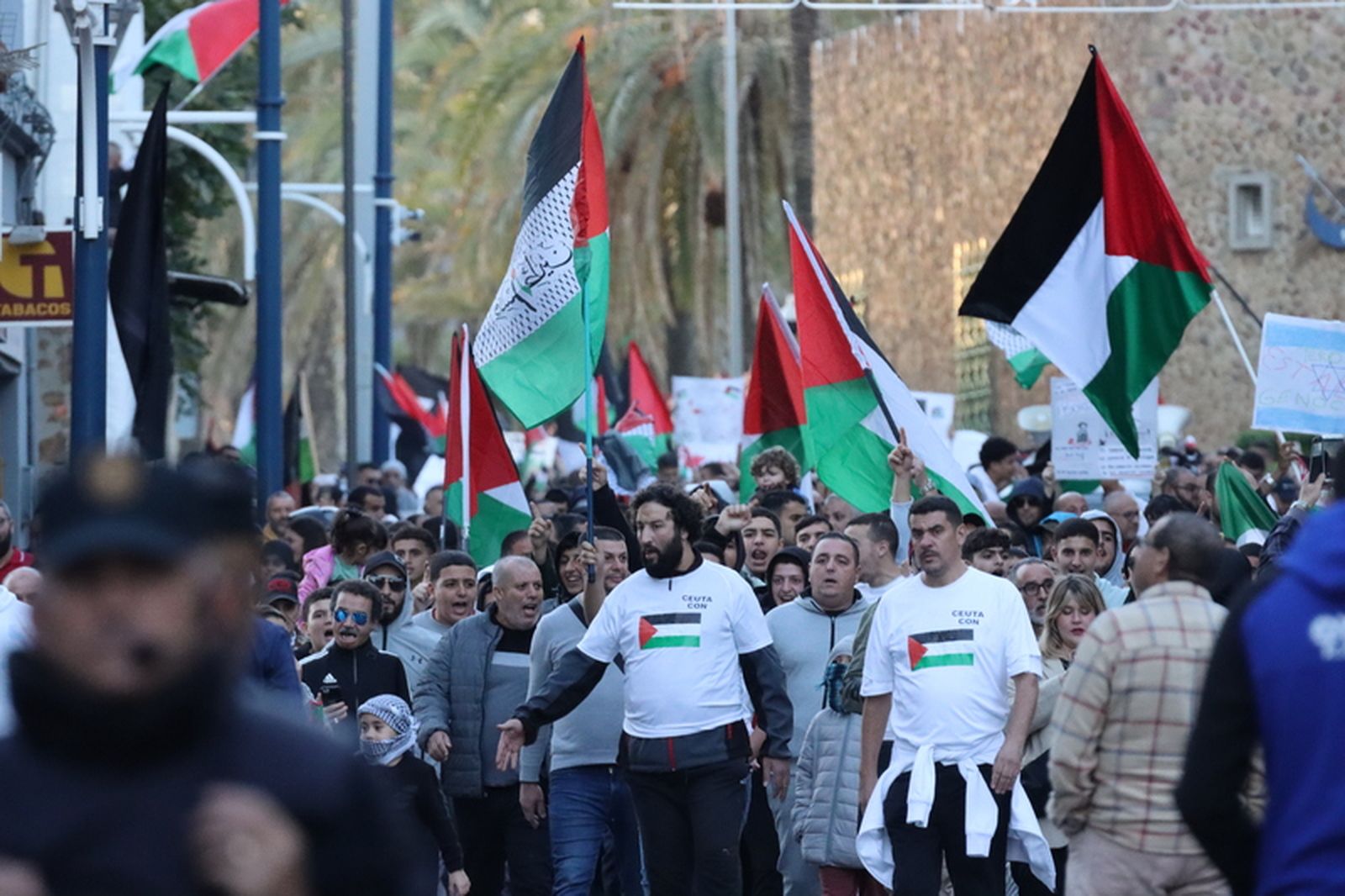 Manifestación en Ceuta el pasado 11 de noviembre contra la guerra en Gaza
