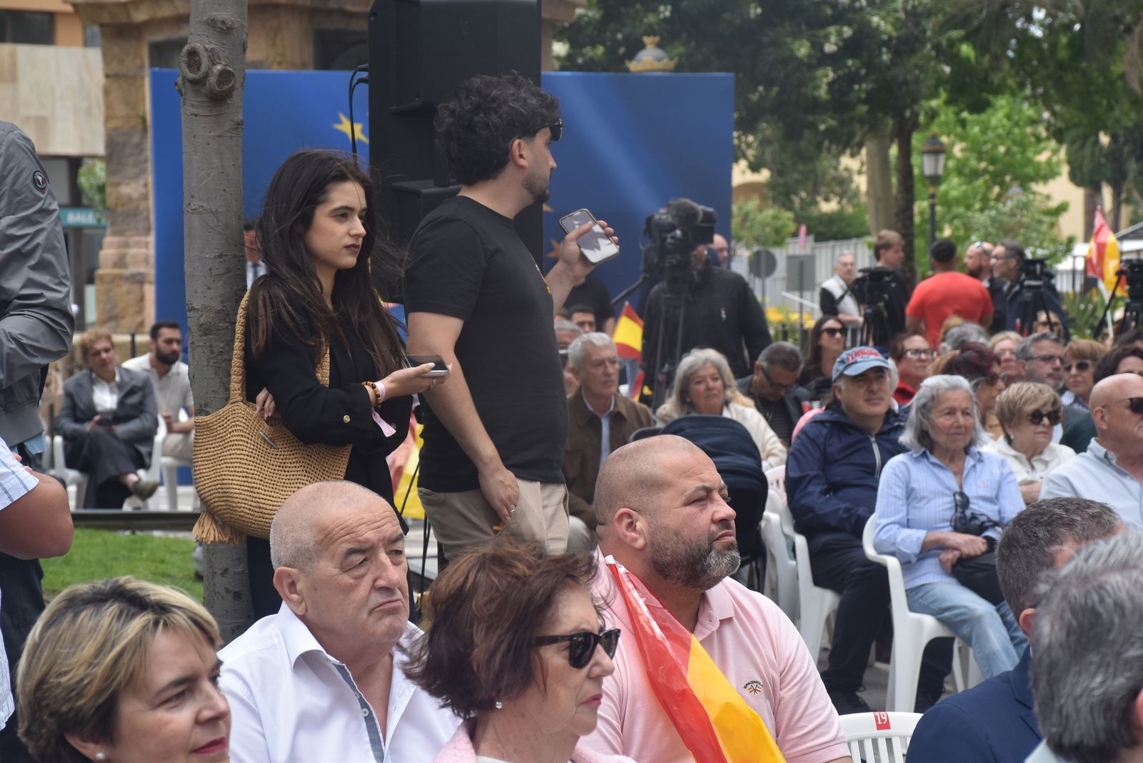 Acto del PP por el Día de Europa en la Plaza de África, con la presencia de su presidente nacional, Alberto Núñez Feijóo