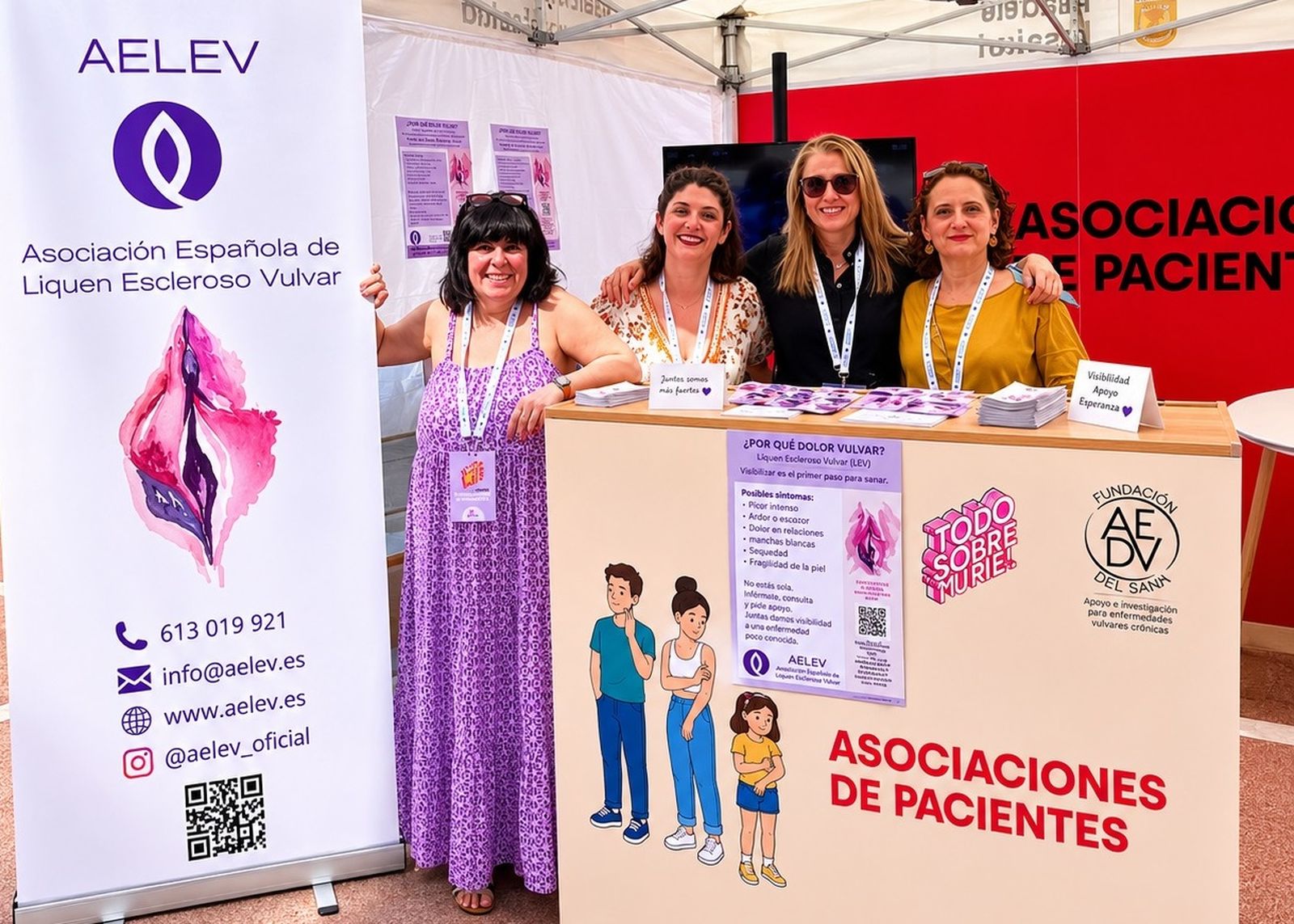Usuarias de la Asociación Española de Liquen Escleroso Vulvar