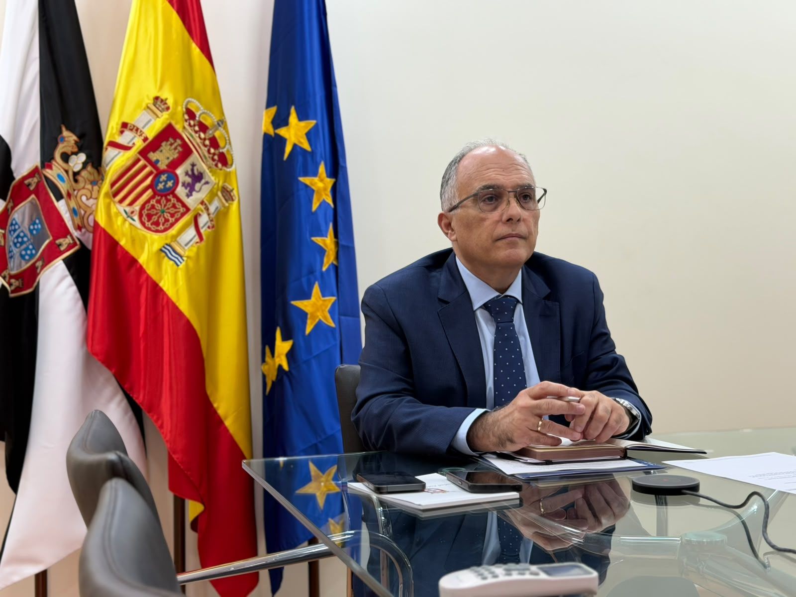 El consejero Alberto Gaitán participa telemáticamente en la Conferencia Sectorial de Infancia