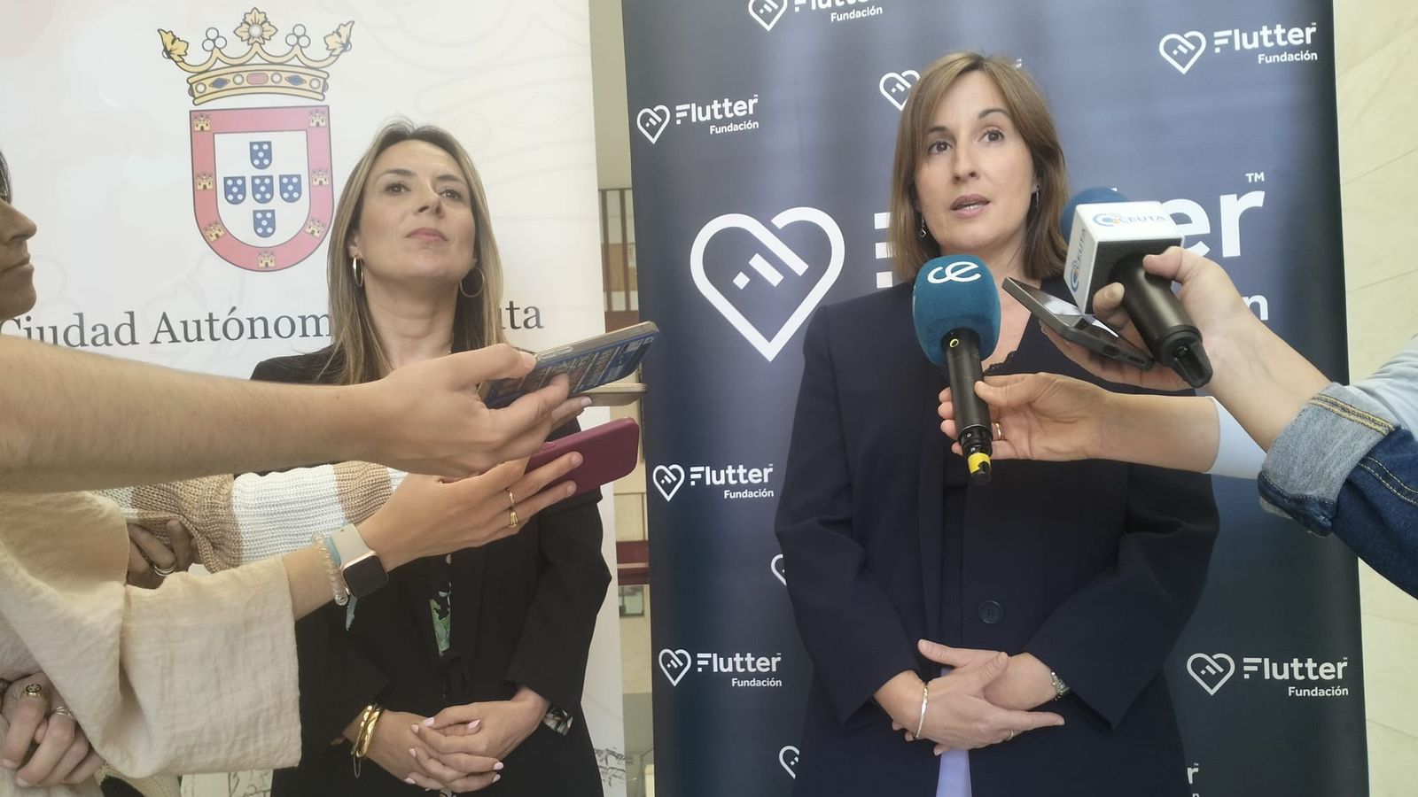 Orozco y Martín-Ortega atienden a los medios
