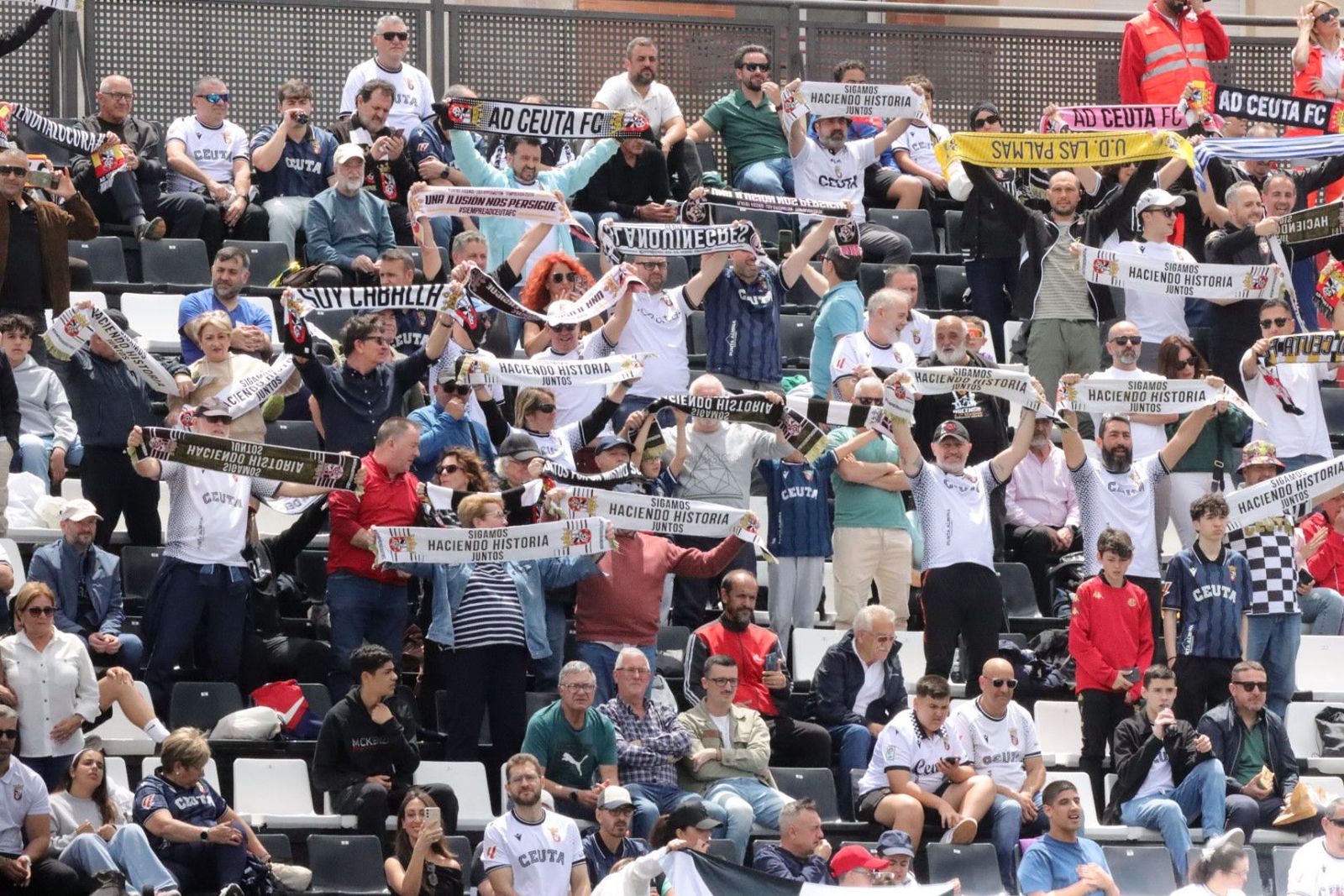 Así se vivió el partido entre la AD Ceuta y el CD Castellón en imágenes