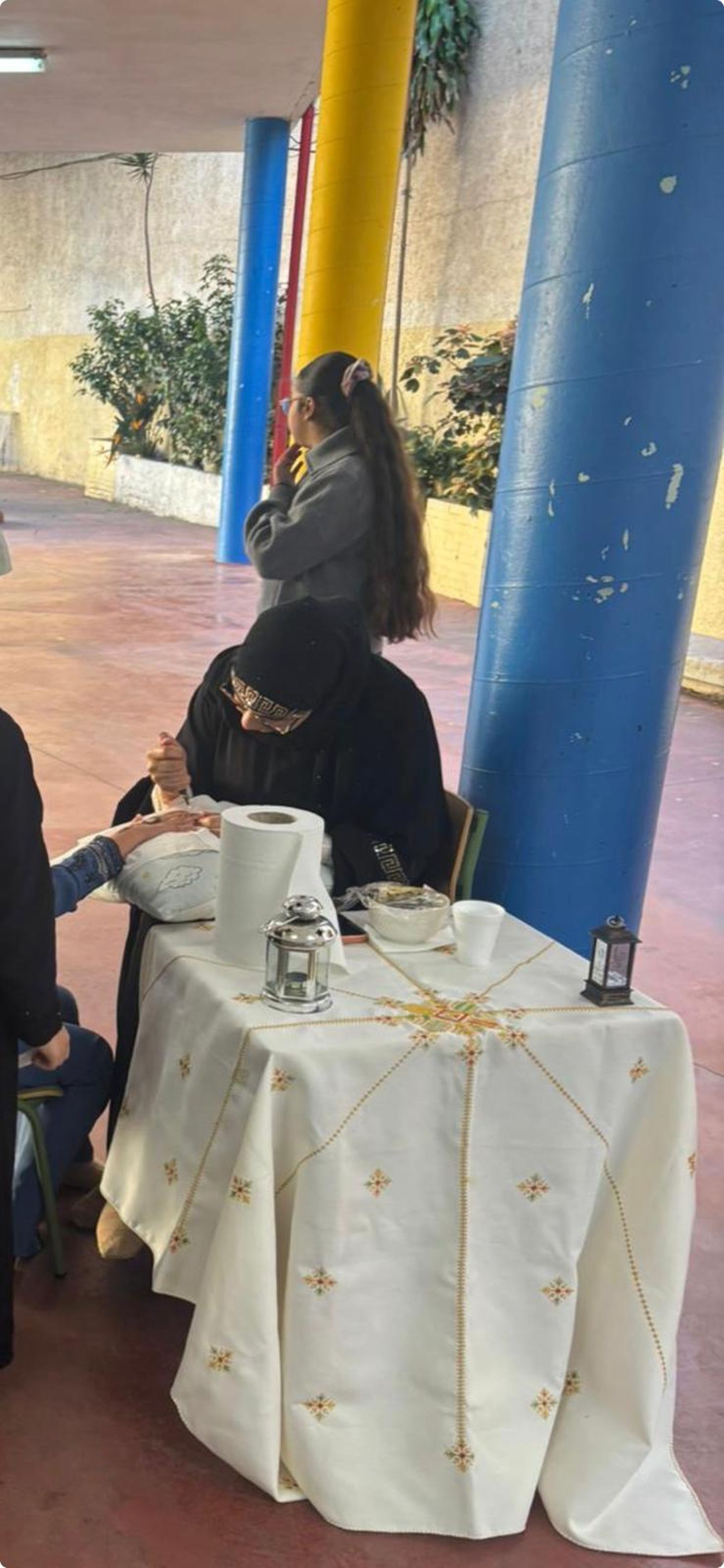 El colegio Andrés Manjón celebró ayer una fiesta con motivo del inicio del Ramadán