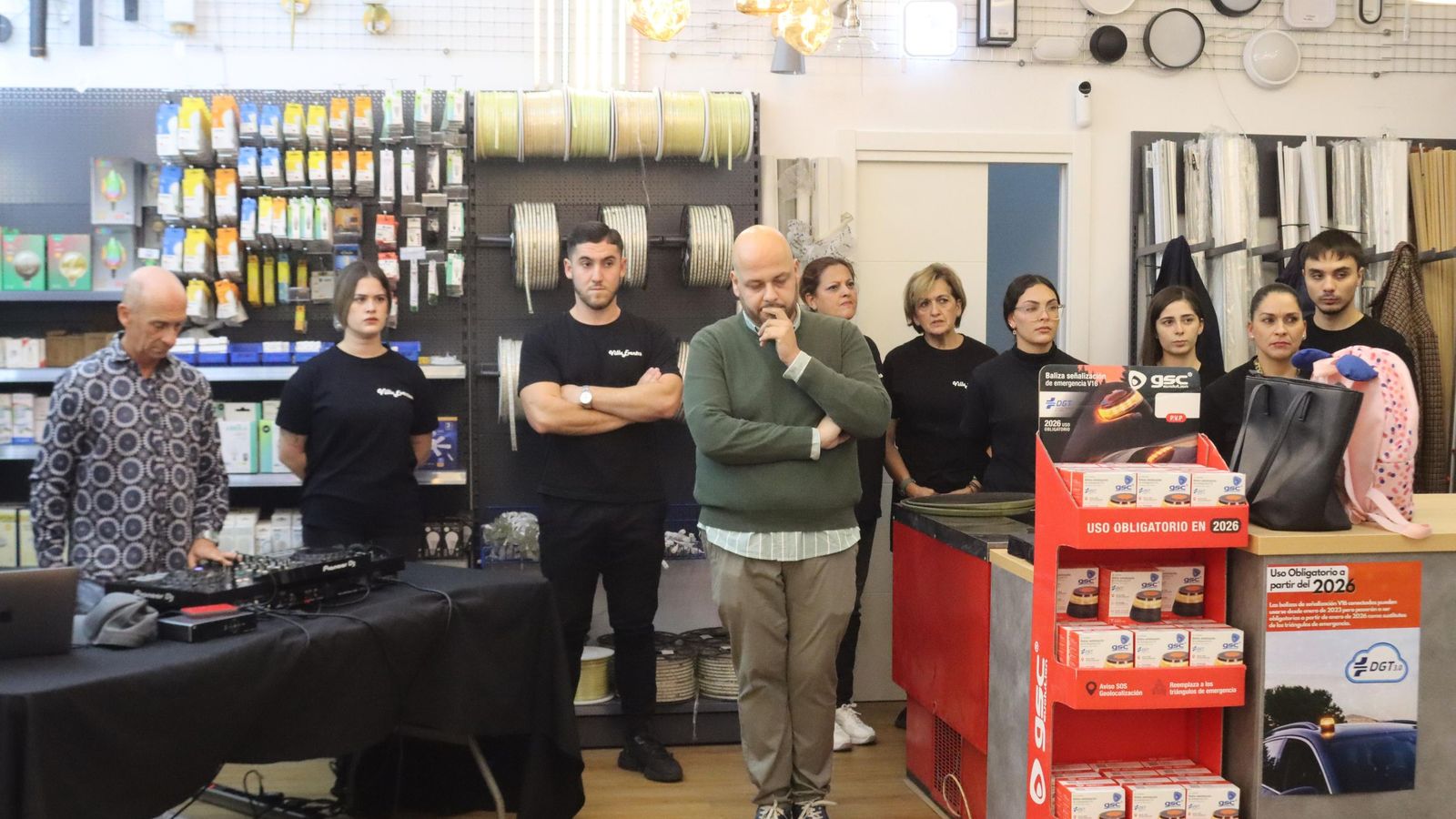 Imágenes de la inauguración de ‘La Boutique de las Lámparas'.