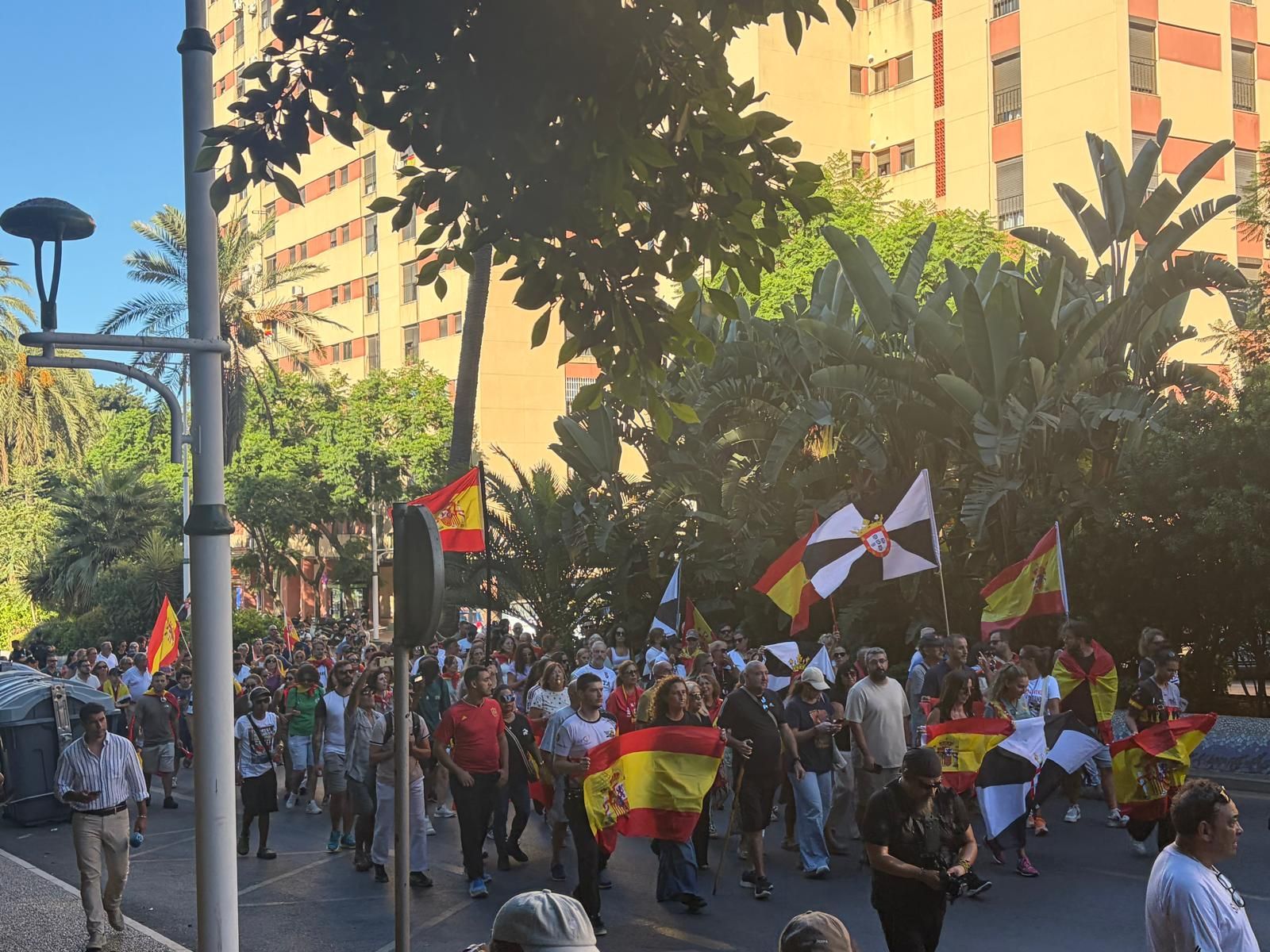 La ‘sentada pacífica’: una nueva manifestación hasta la frontera y en contra la violencia