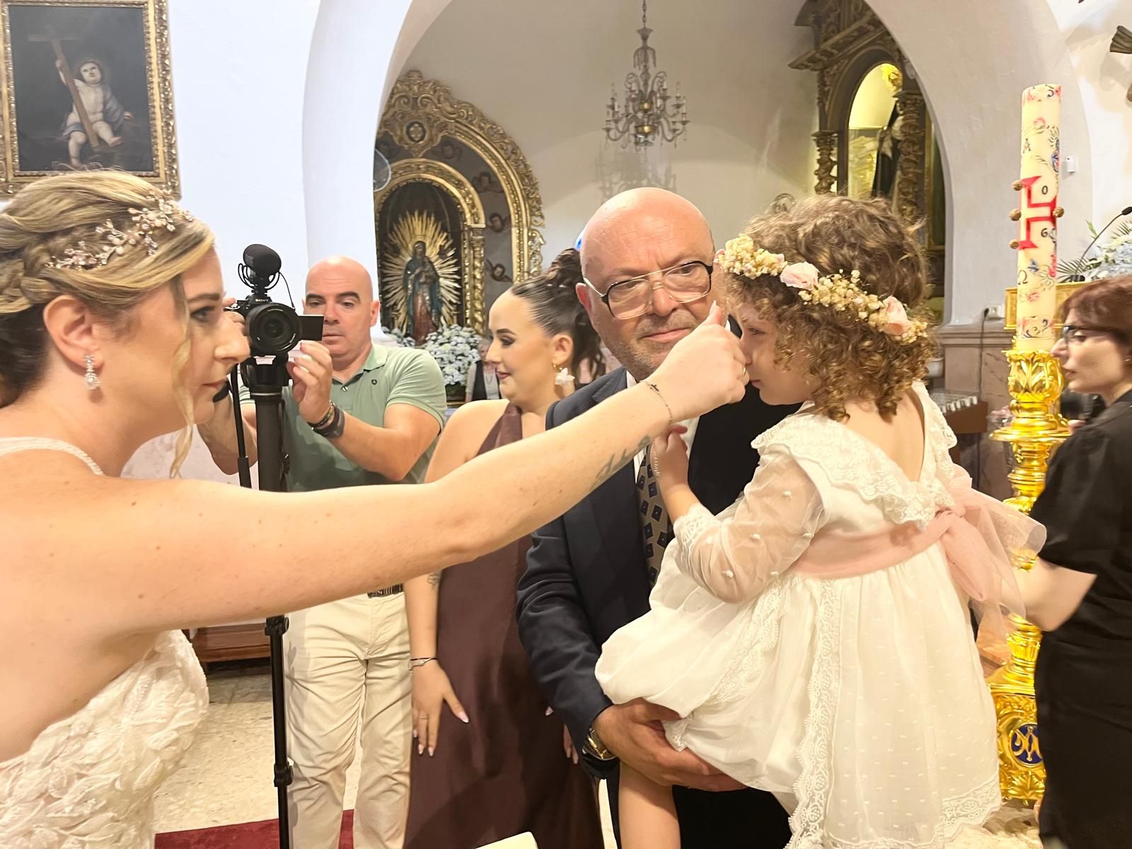 Boda y bautizo en el Santuario
