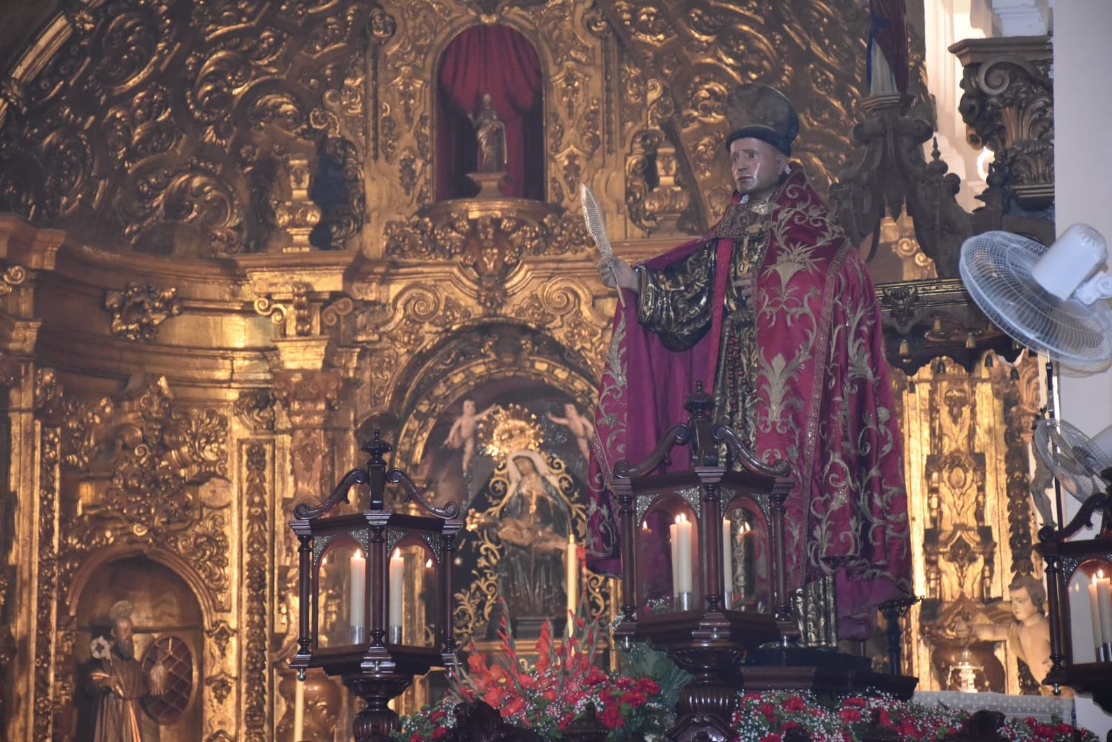 San Daniel no pudo procesionar por la lluvia que acompañó a la ciudad en este 10 de octubre