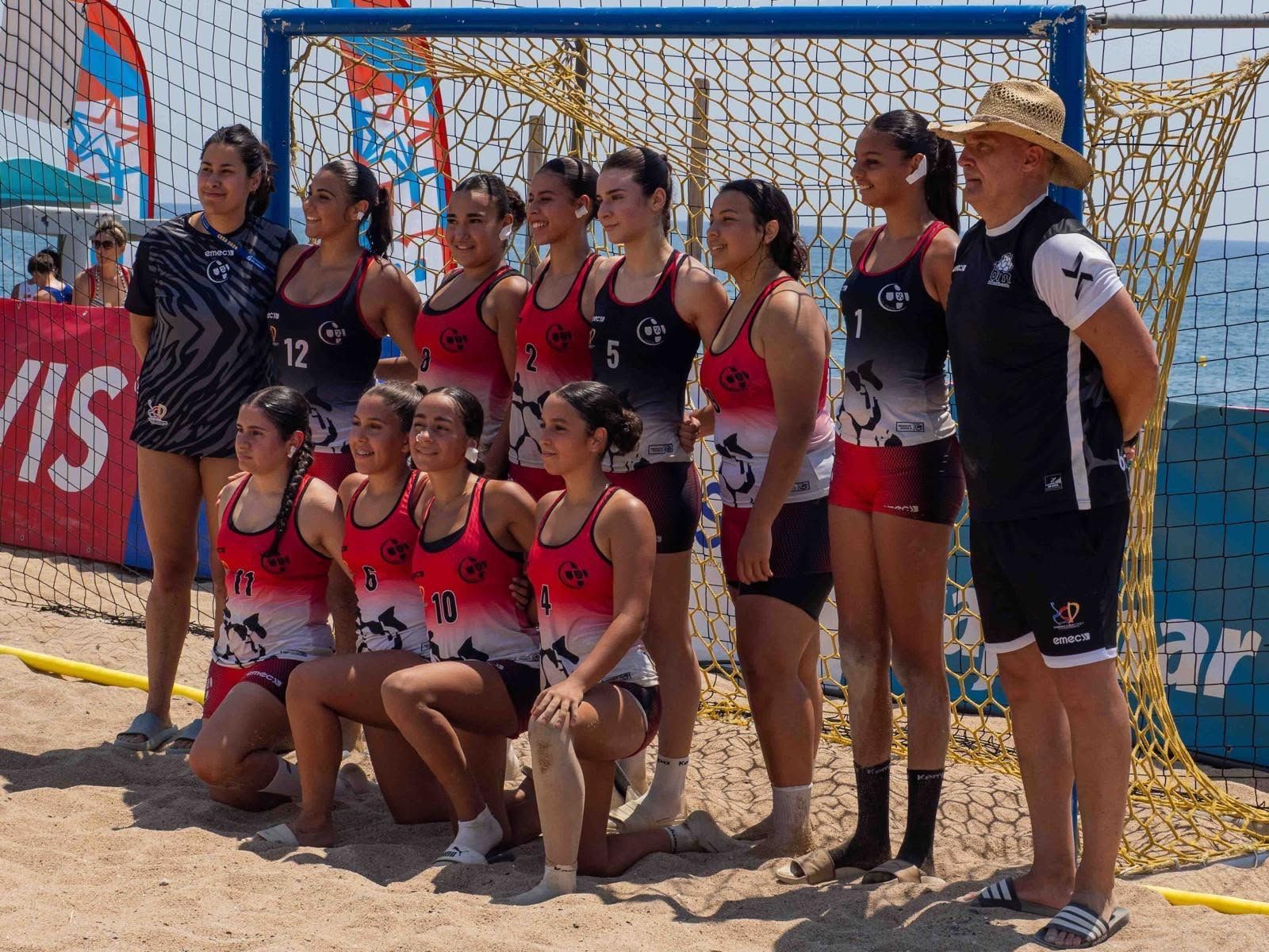 Selecciones de Ceuta en el Nacional de Balonmano Playa