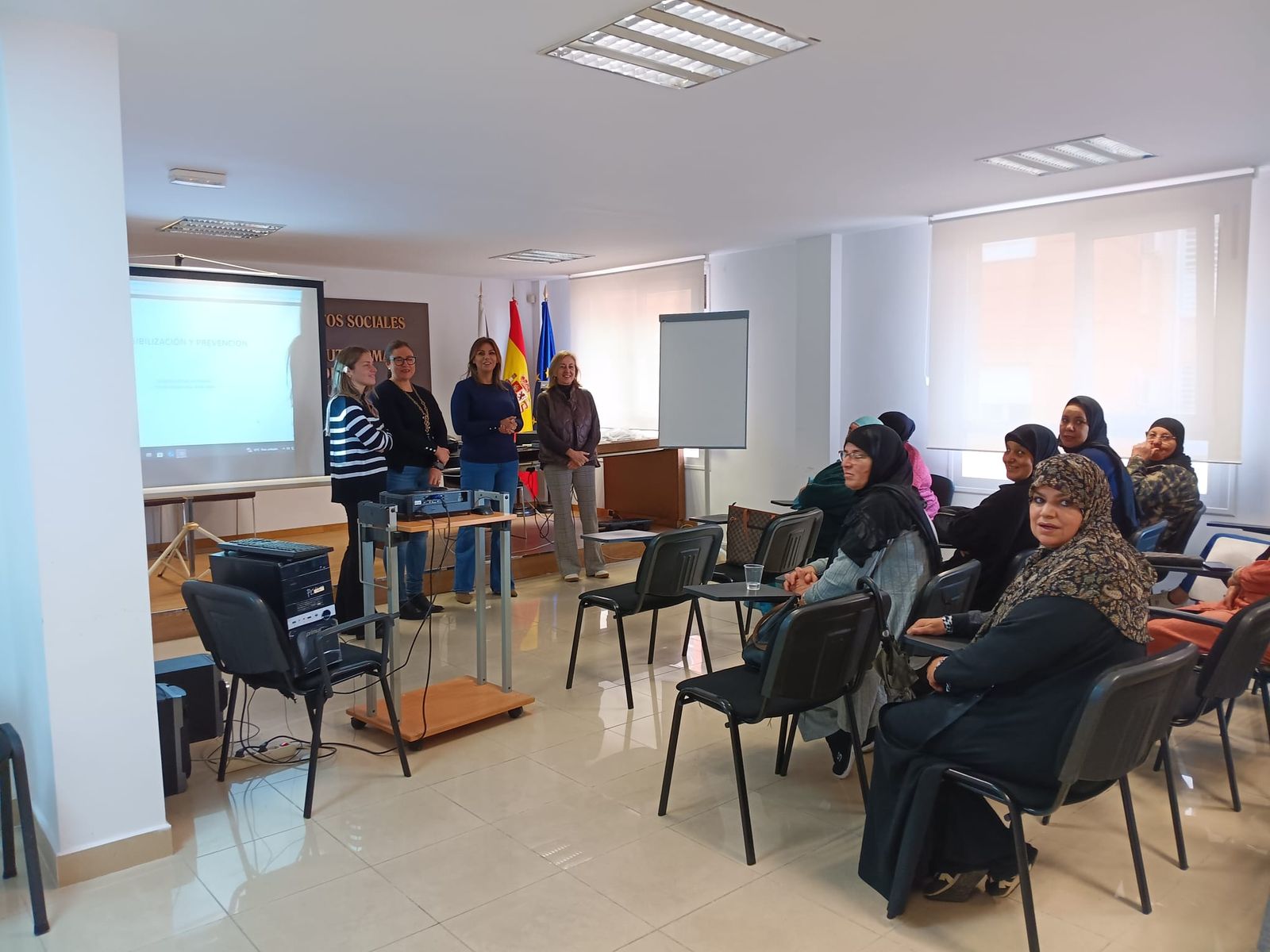 Un momento de la charla