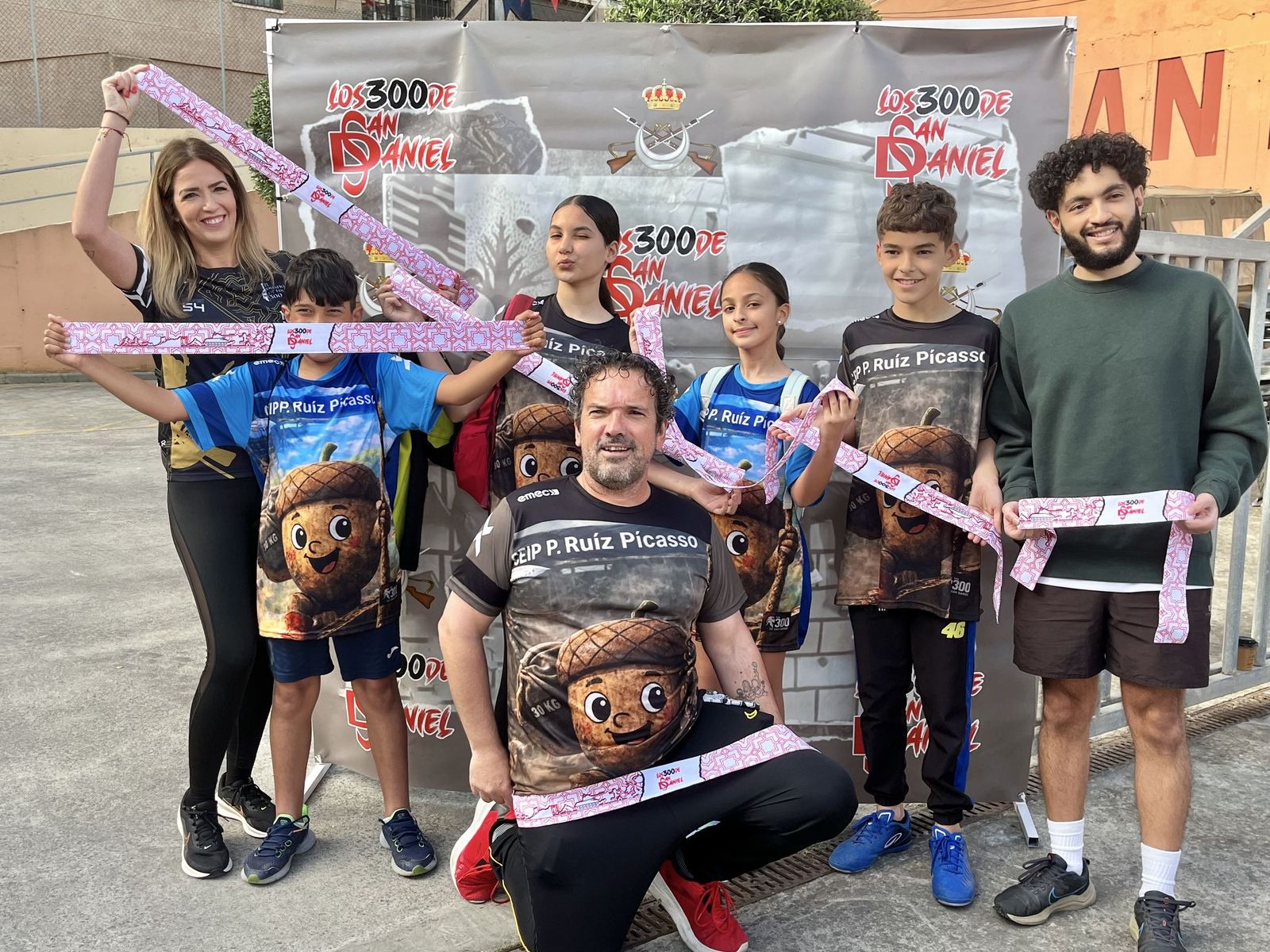 El ‘Desafío de los 300’ convierte Ceuta en una fiesta escolar de esfuerzo, compañerismo y superación