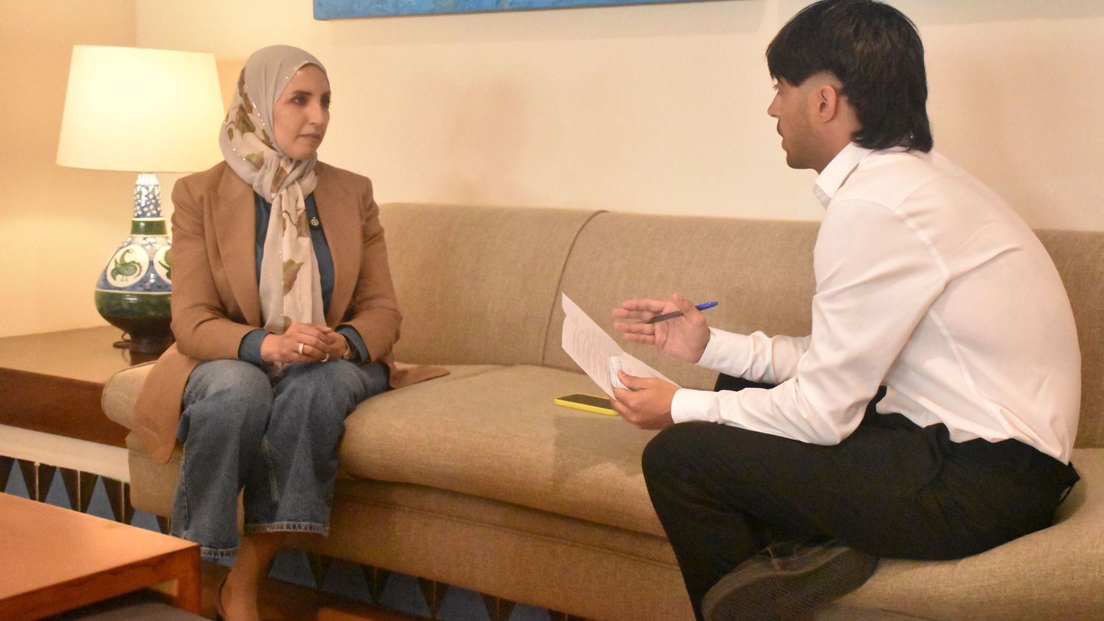 La vicepresidente segunda de la Asamblea y líder del MDyC, Fatima Hamed