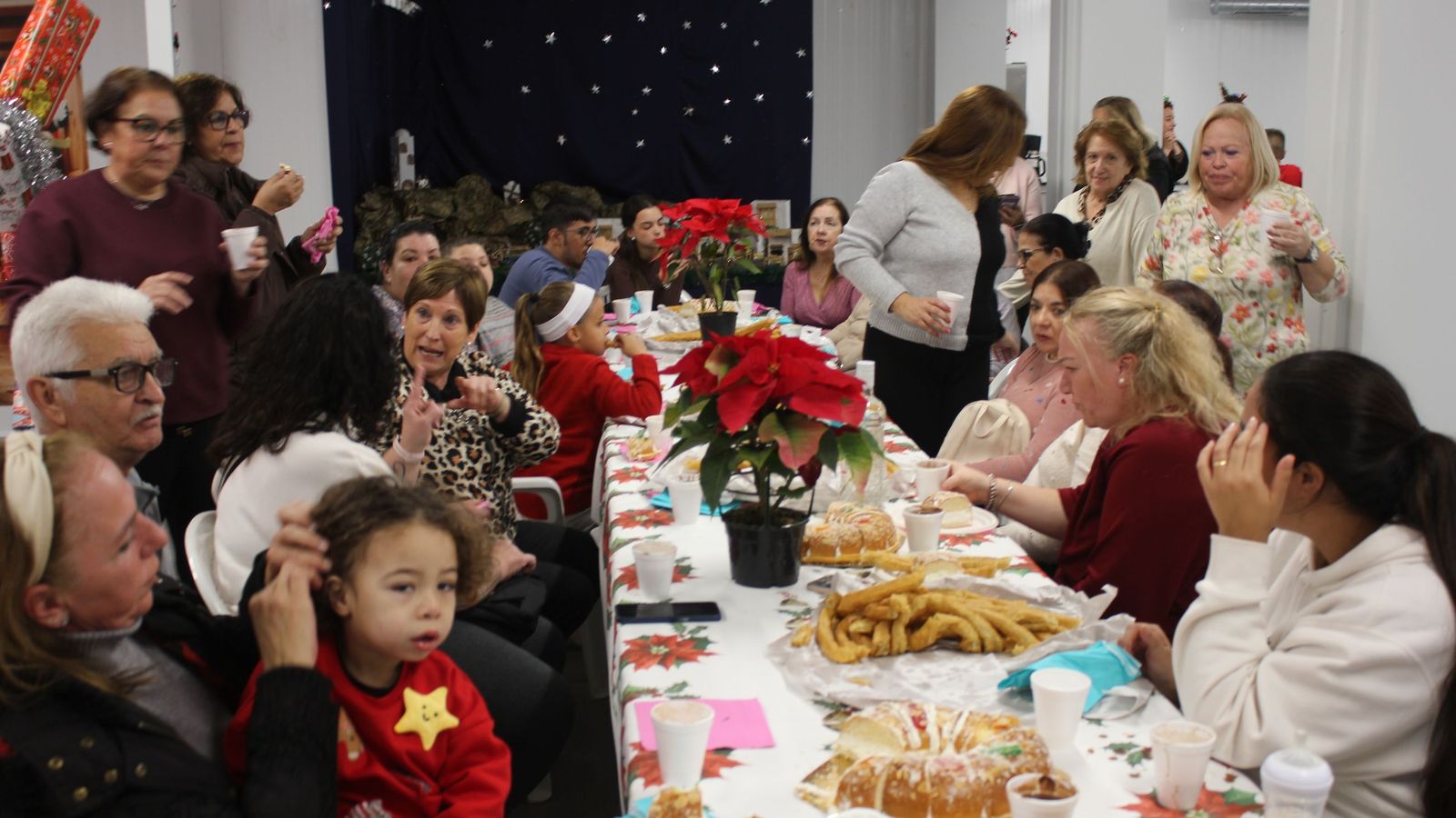 Una chocolatada especial en Juan XXIII