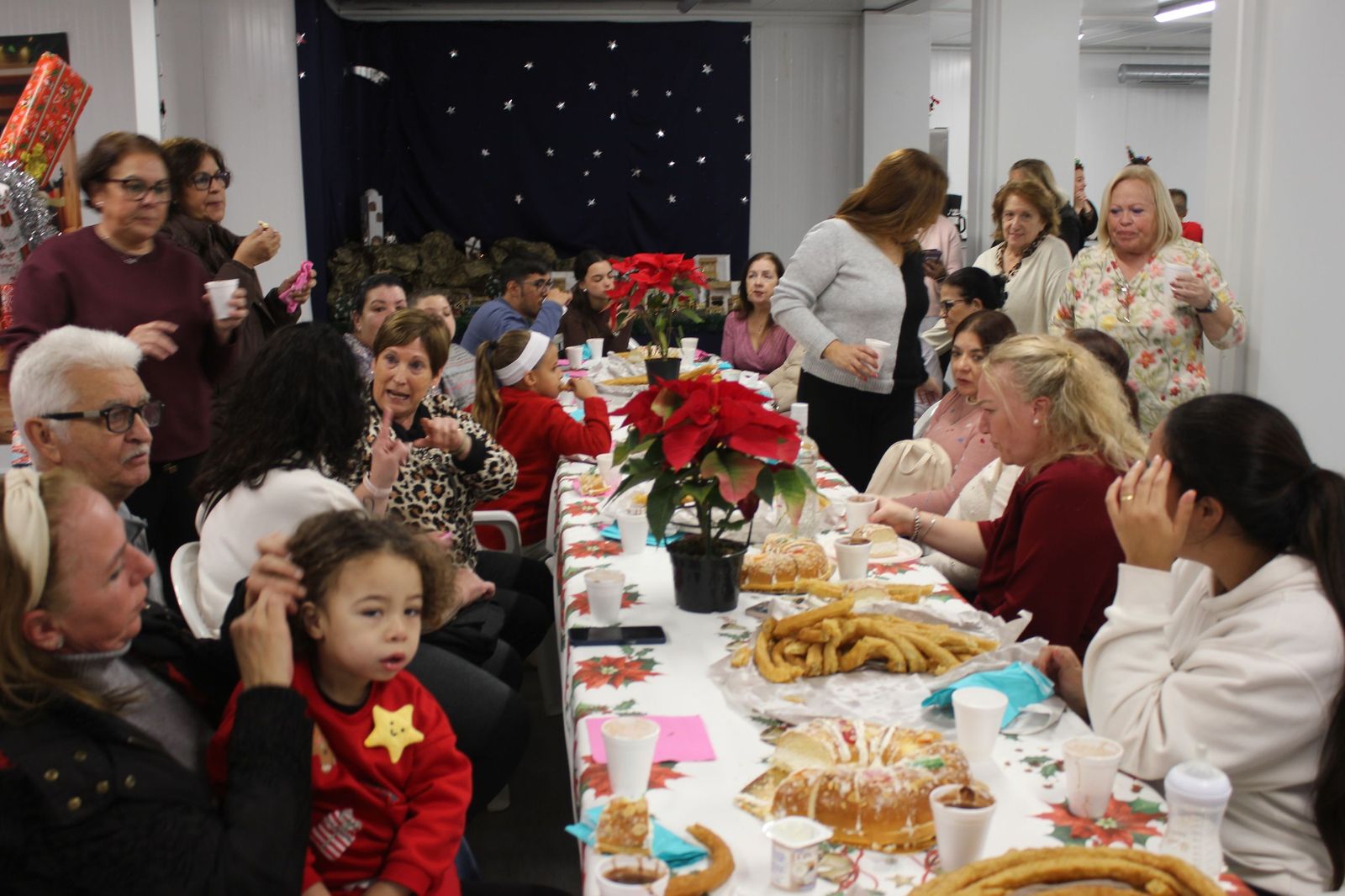 Una chocolatada especial en Juan XXIII