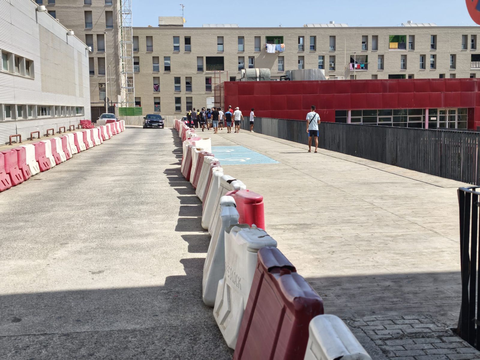 Imagen del exterior del Hospital Universitario de Ceuta del pasado 11 agosto