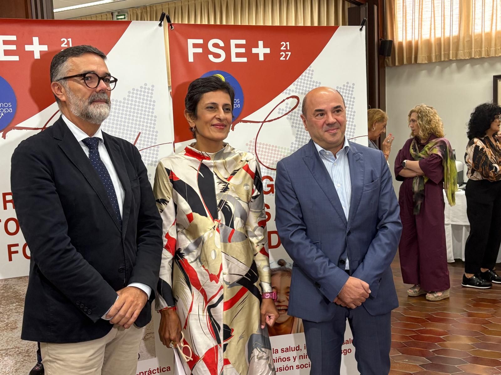 De izquierda a derecha: Diestro (PROCESA), Chandiramani (Hacienda) y García (Comisión Europea)