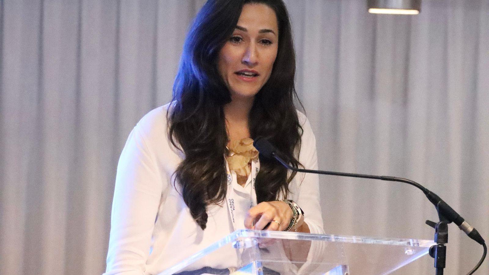 La directora del Centro de Formación Tecnológica, Ana González La directora del Centro de Formación Tecnológica, Ana González
