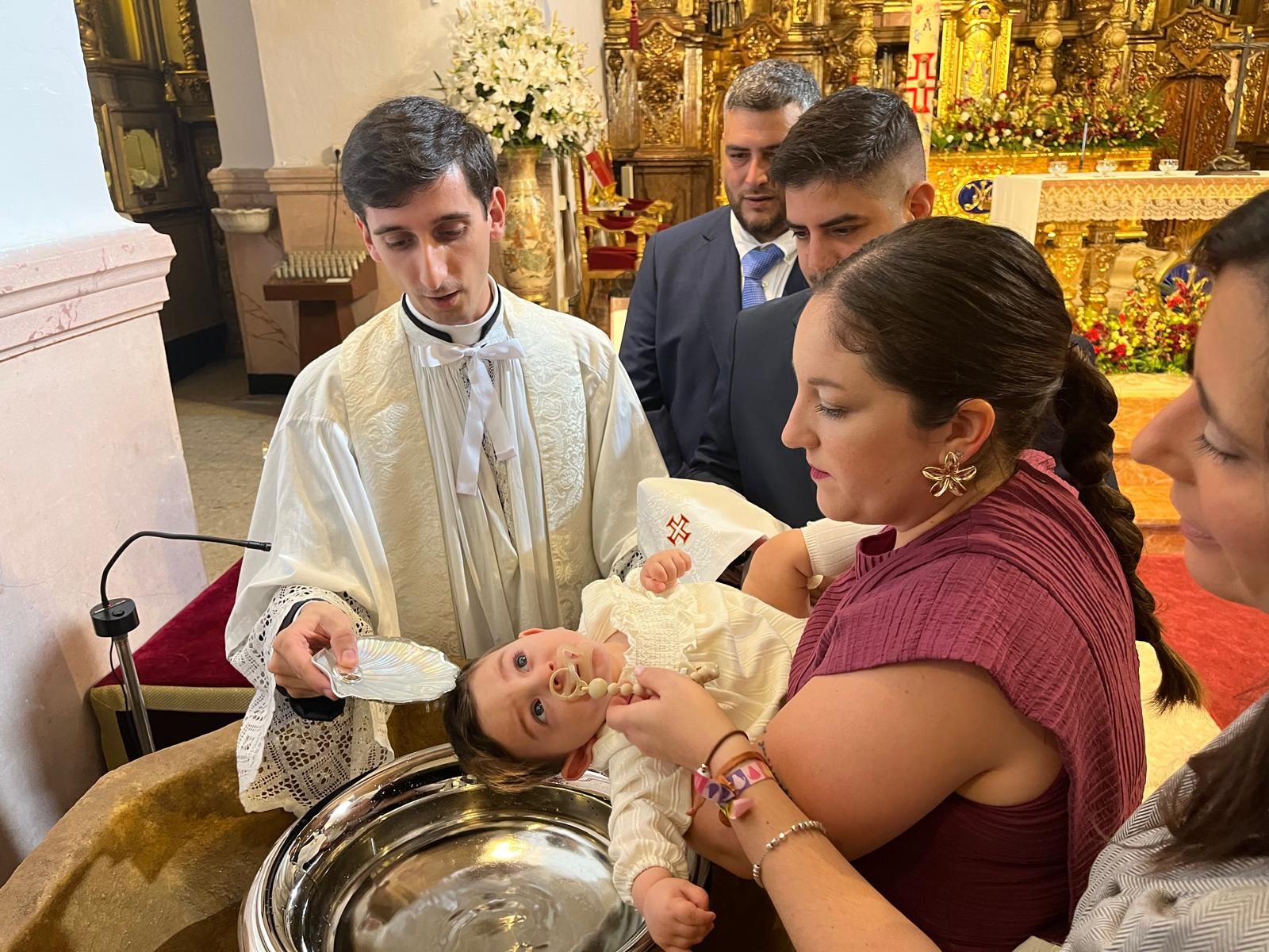 Bautismo de Nico, Mateo y Leo en el Santuario