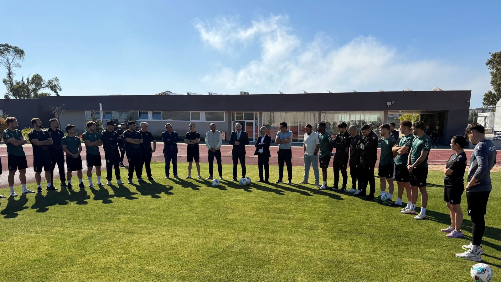 El delegado del Gobierno tuvo unas palabras hacia la AD Ceuta FC