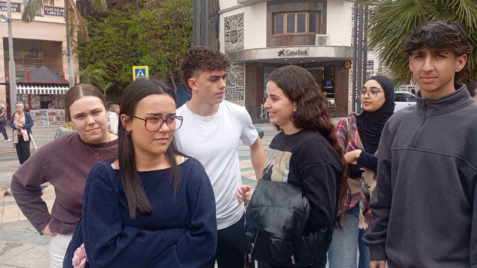 Un grupo de estudiantes de Enfermería, en la actividad de Salud Mental Ceuta