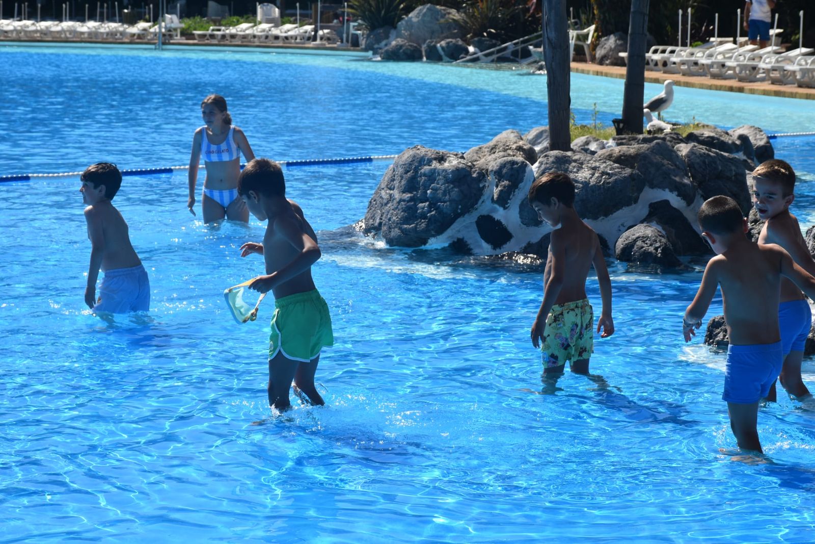 El Campus de Verano Emilio Cózar disfruta de una refrescante jornada en el Parque Marítimo