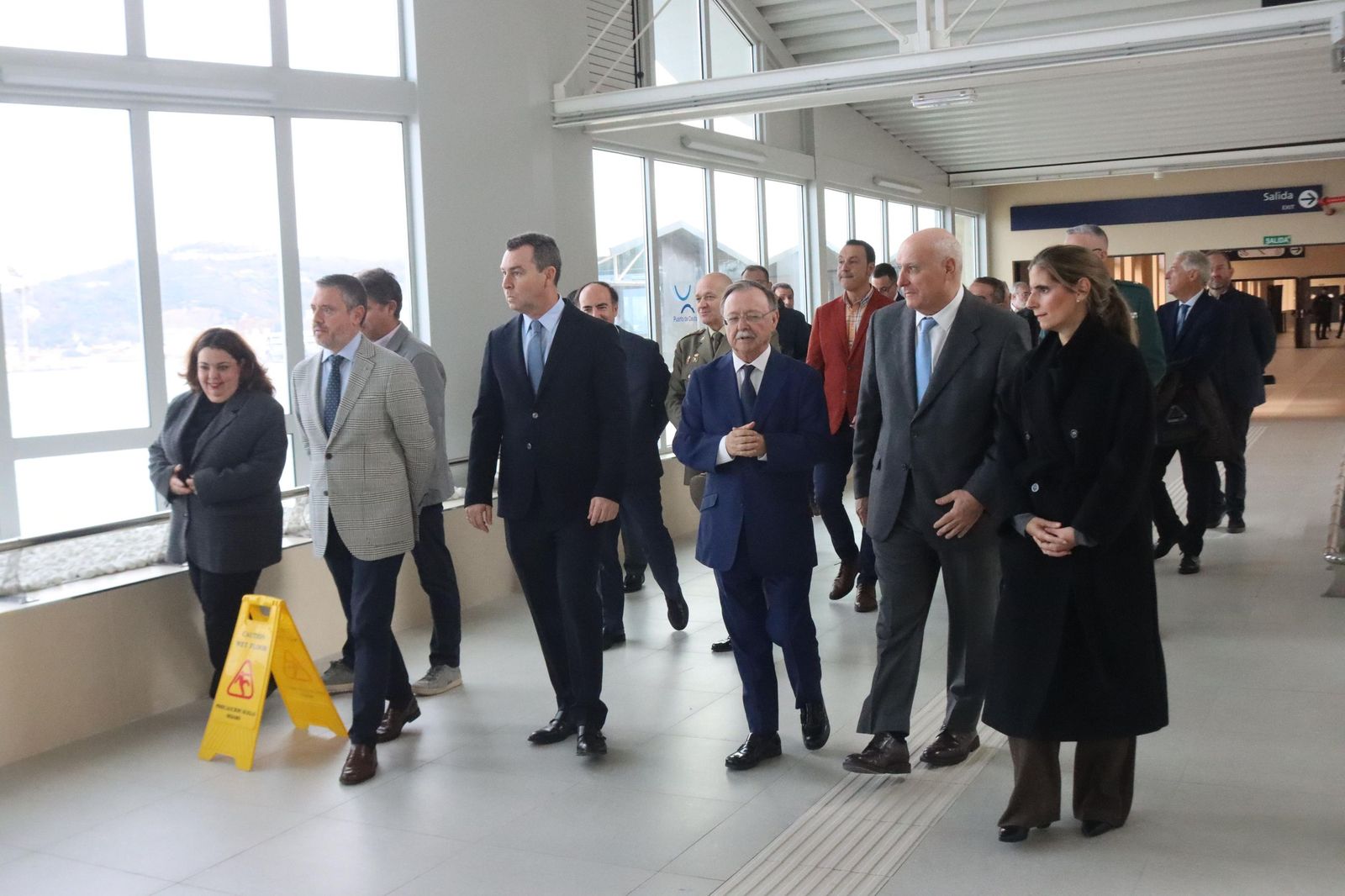 Así ha sido la visita del presidente de Puertos del Estado a la Estación Marítima