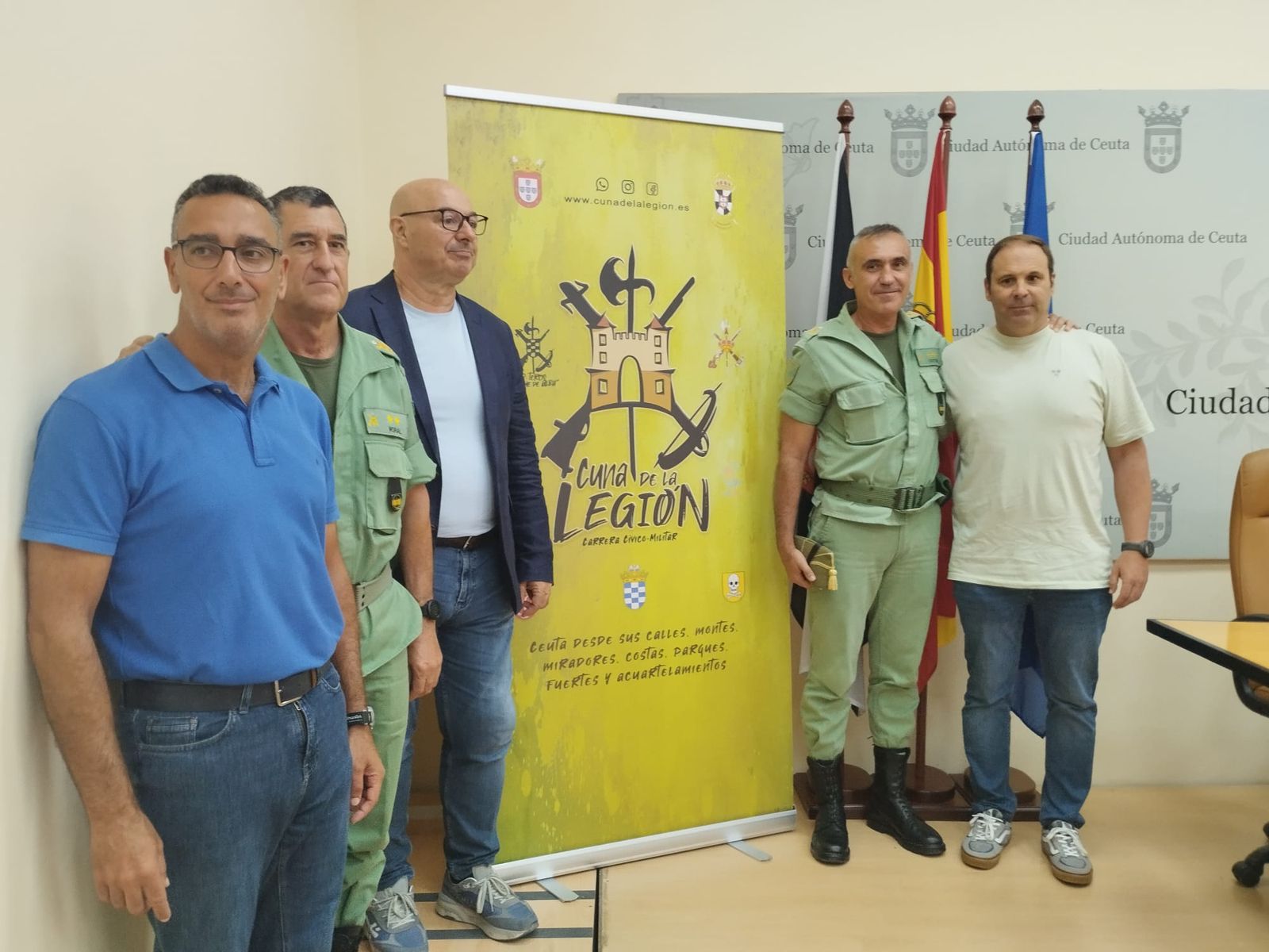 Presentación de la 'Cuna de la Legión'