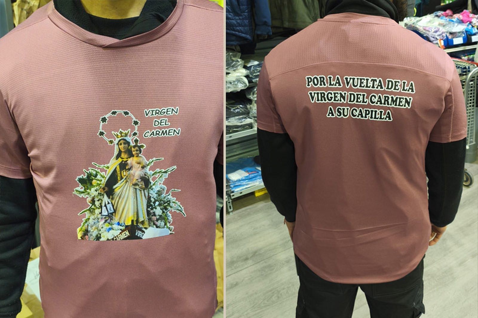 Camiseta diseñada por la organización con motivo de la manifestación/FOTO EL PUEBLO