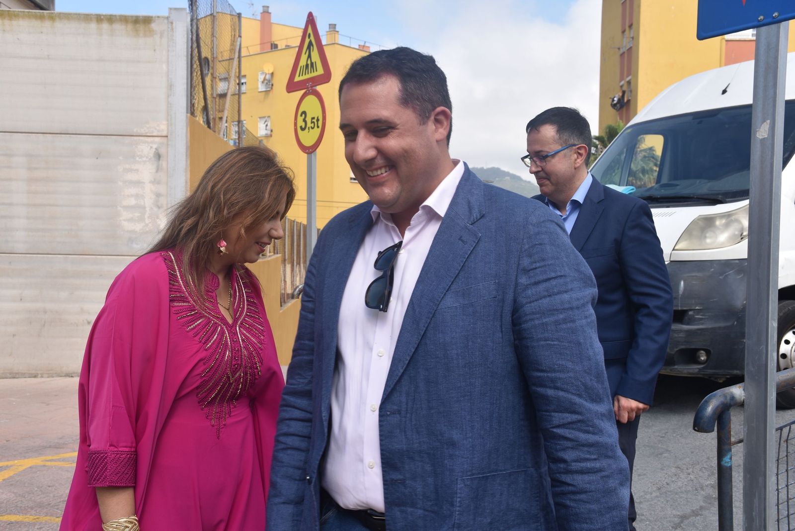 Así ha sido la visita de Benzina y Vivas al matadero de Hadú