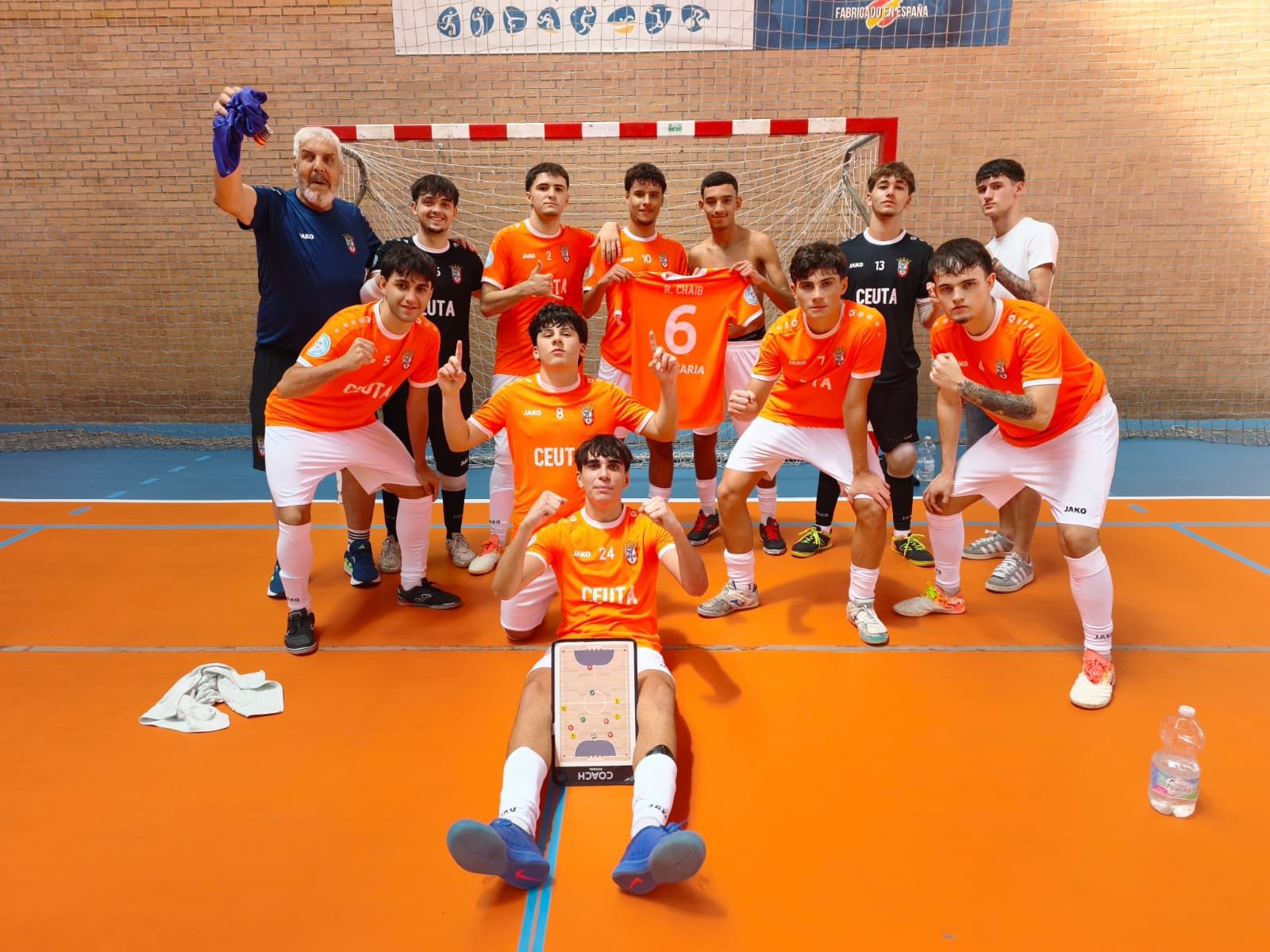 Celebración del Deportivo UA Ceutí