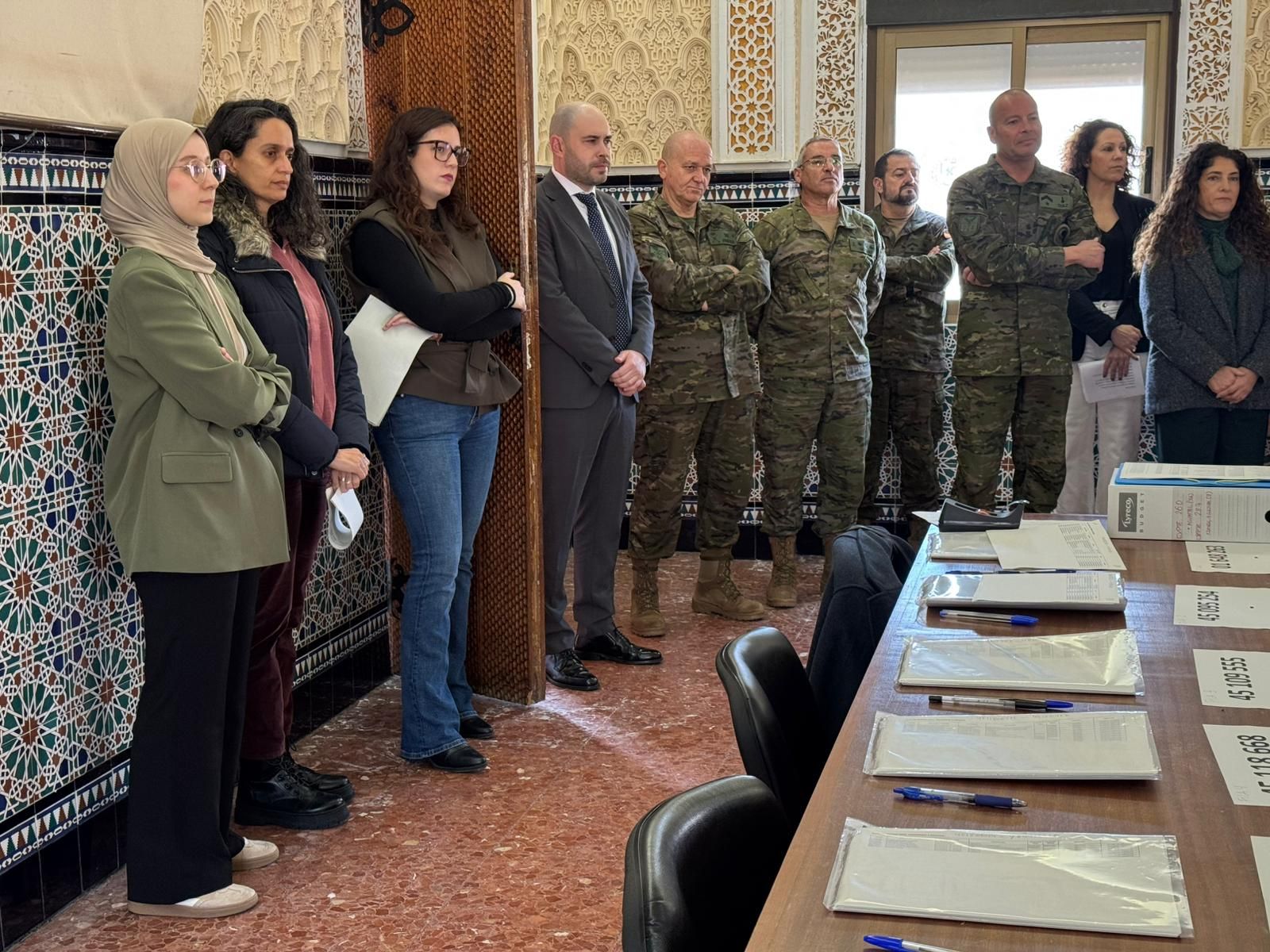 La Delegación del Gobierno ha formalizado la contratación de 53 trabajadores para el Plan de Empleo en el Ministerio de Defensa.