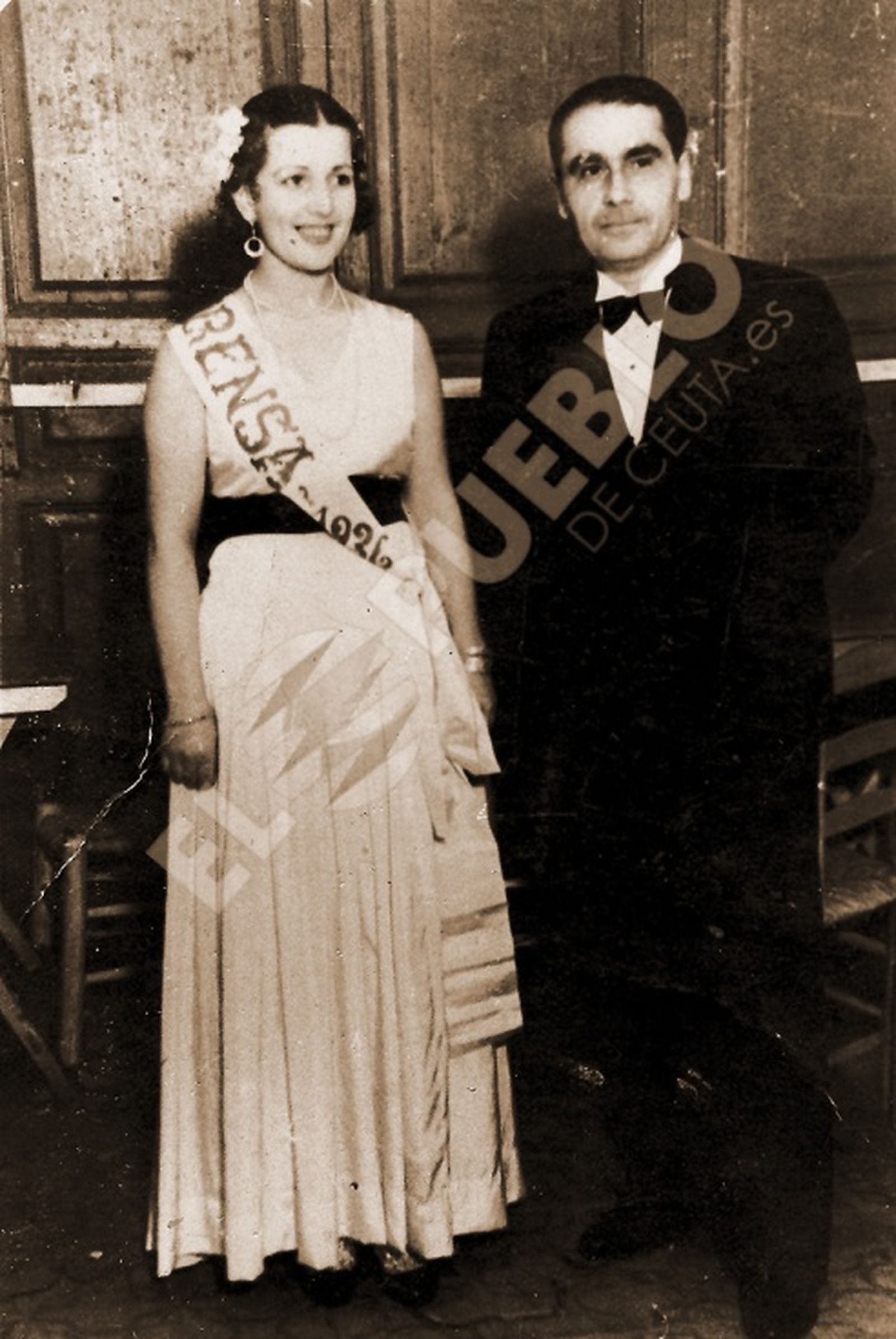 Alcalde Sánchez Prado en el Carnaval de 1936. / FOTO ARCHIVO DE PACO SÁNCHEZ
